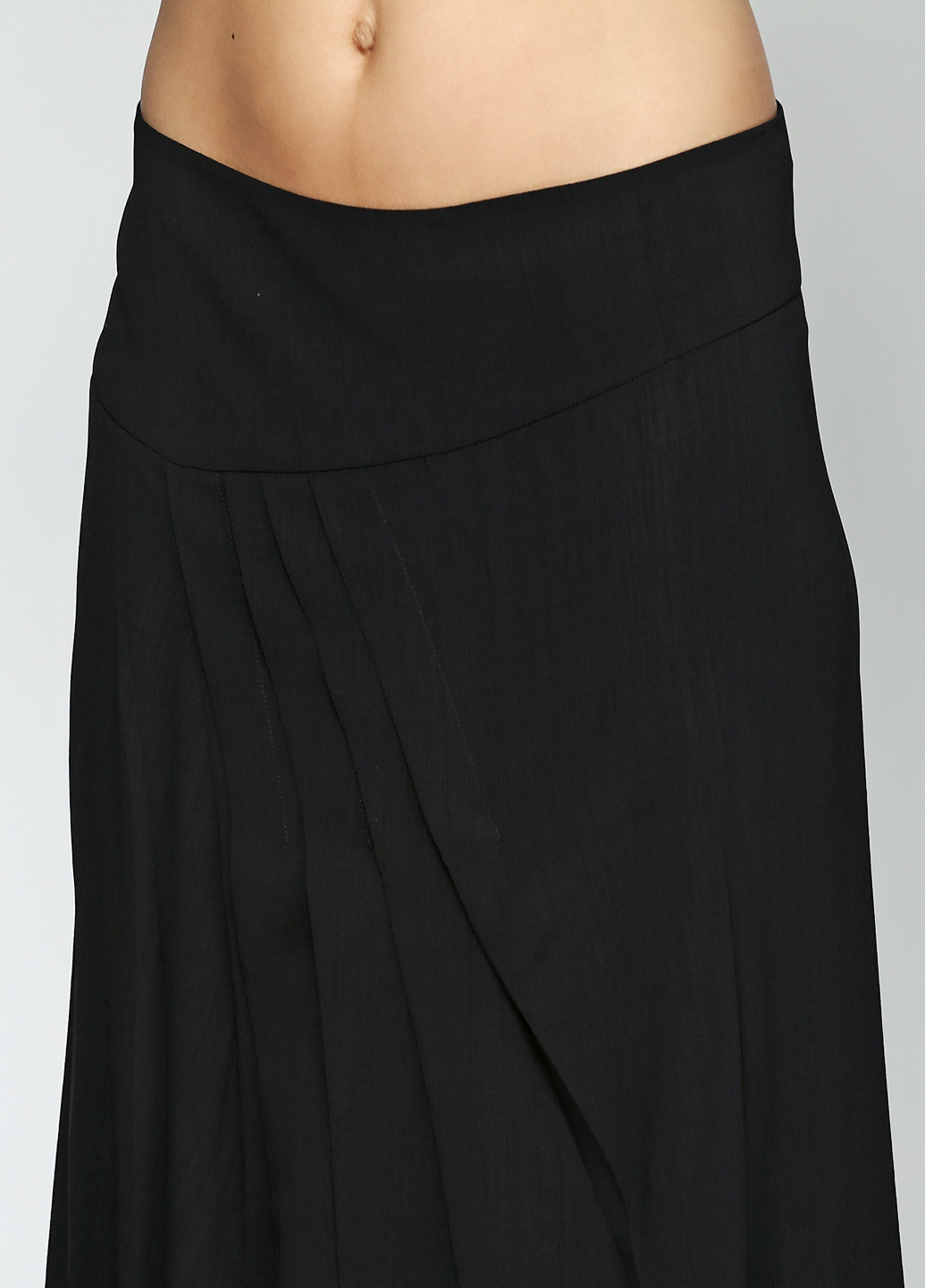 Черная кэжуал однотонная юбка Crea Concept макси