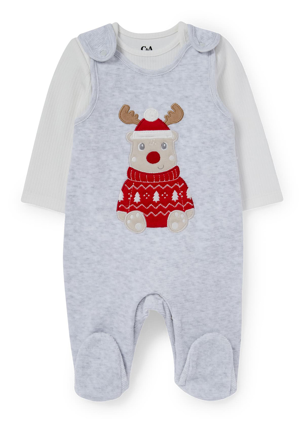 Комбінований демісезонний комплект (лонгслів, боди) C&A