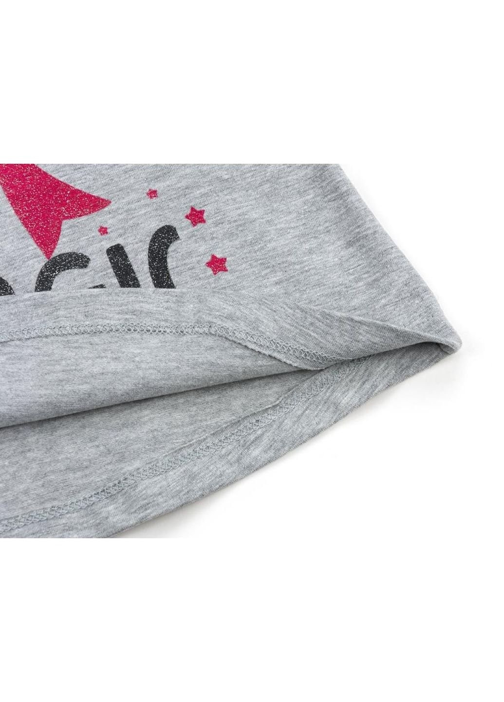 Серый демисезонный костюм десткий с бантиками (10527-74g-gray) Breeze