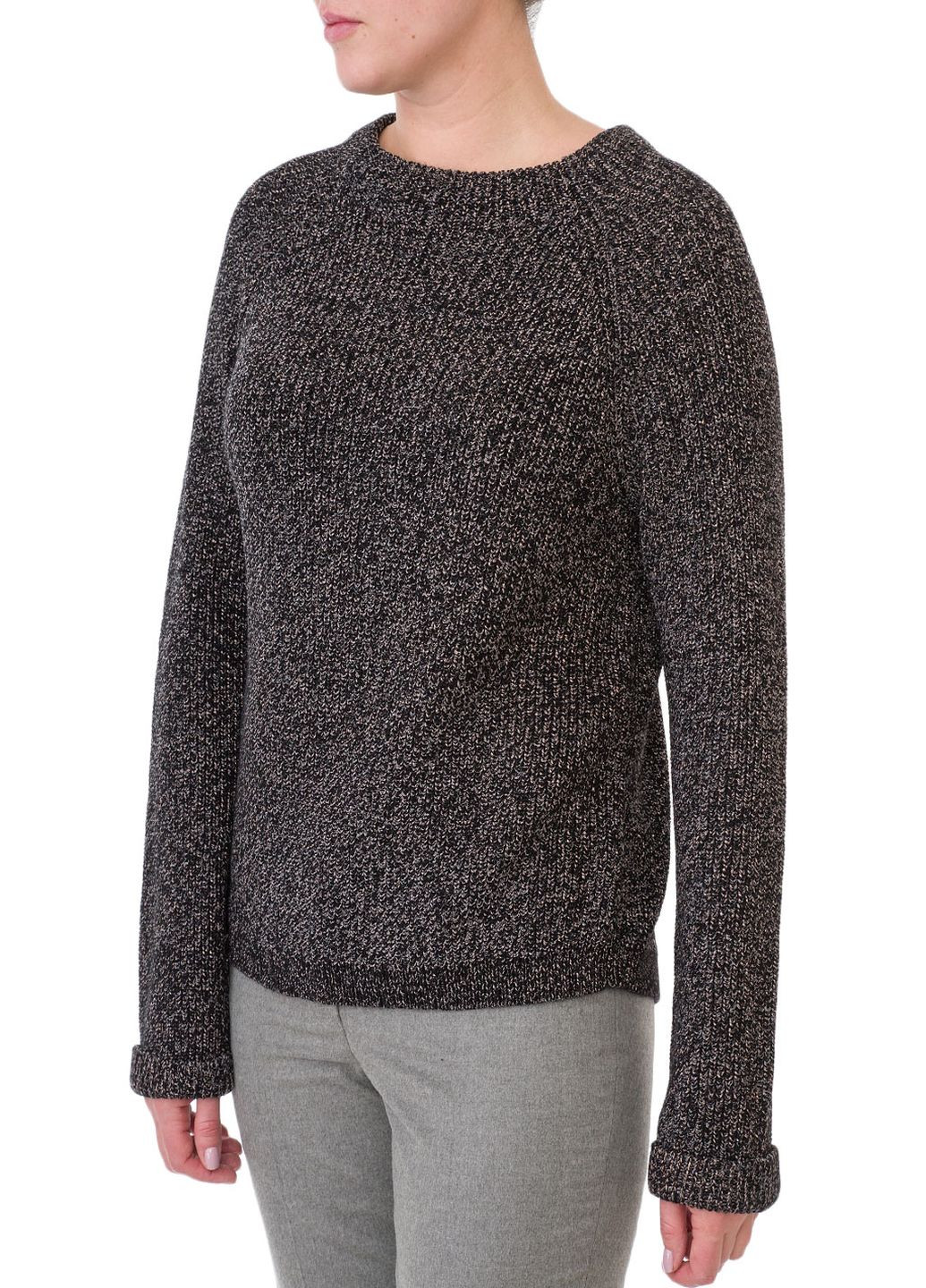 Черный зимний свитер Oui