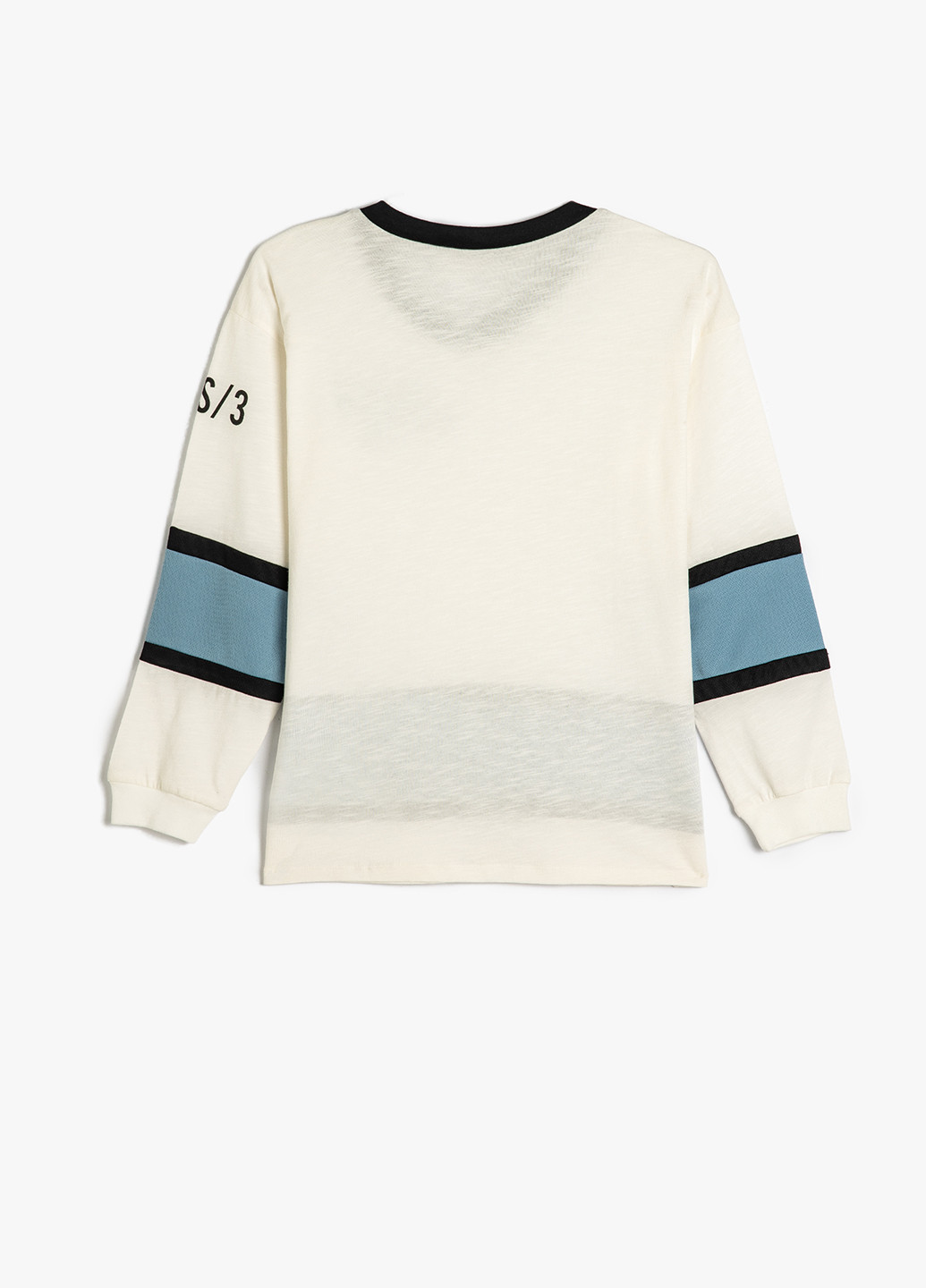 Белый демисезонный кэжуал лонгслив KOTON с рисунком