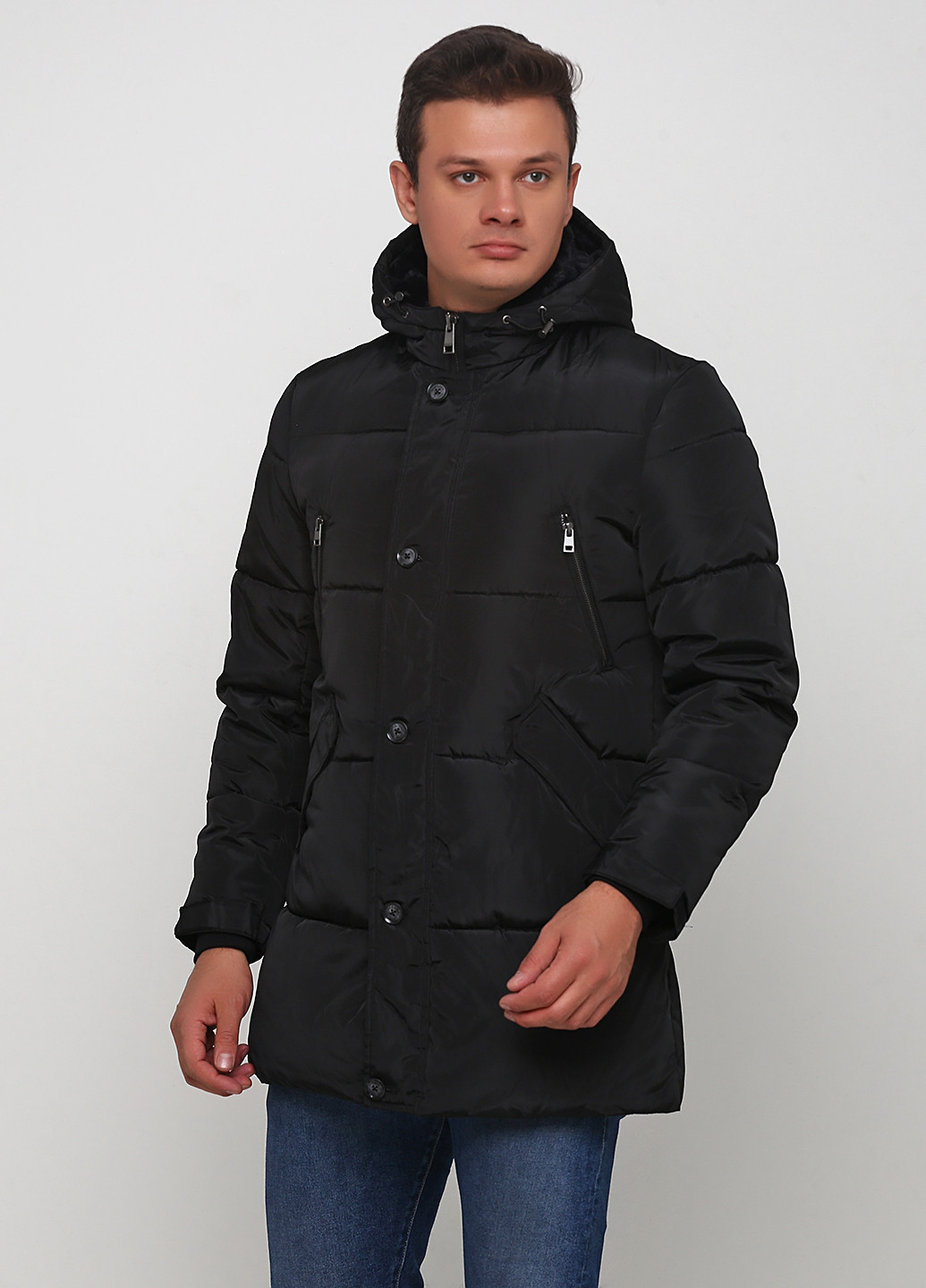 Черная зимняя куртка Sorbino