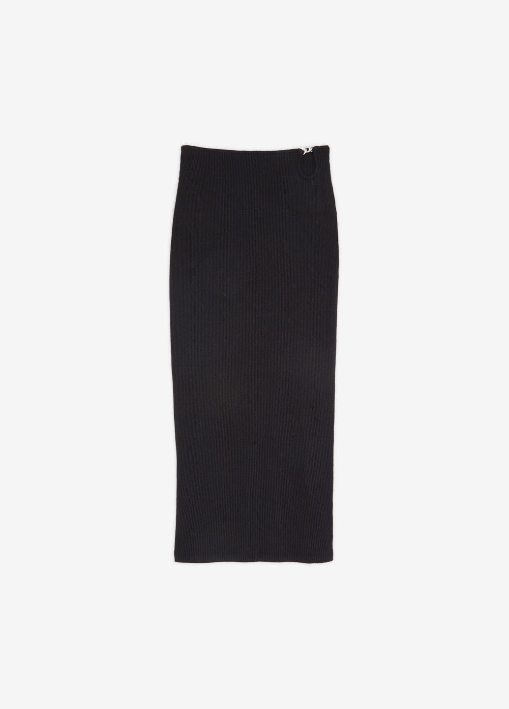 Черная кэжуал однотонная юбка Jennyfer