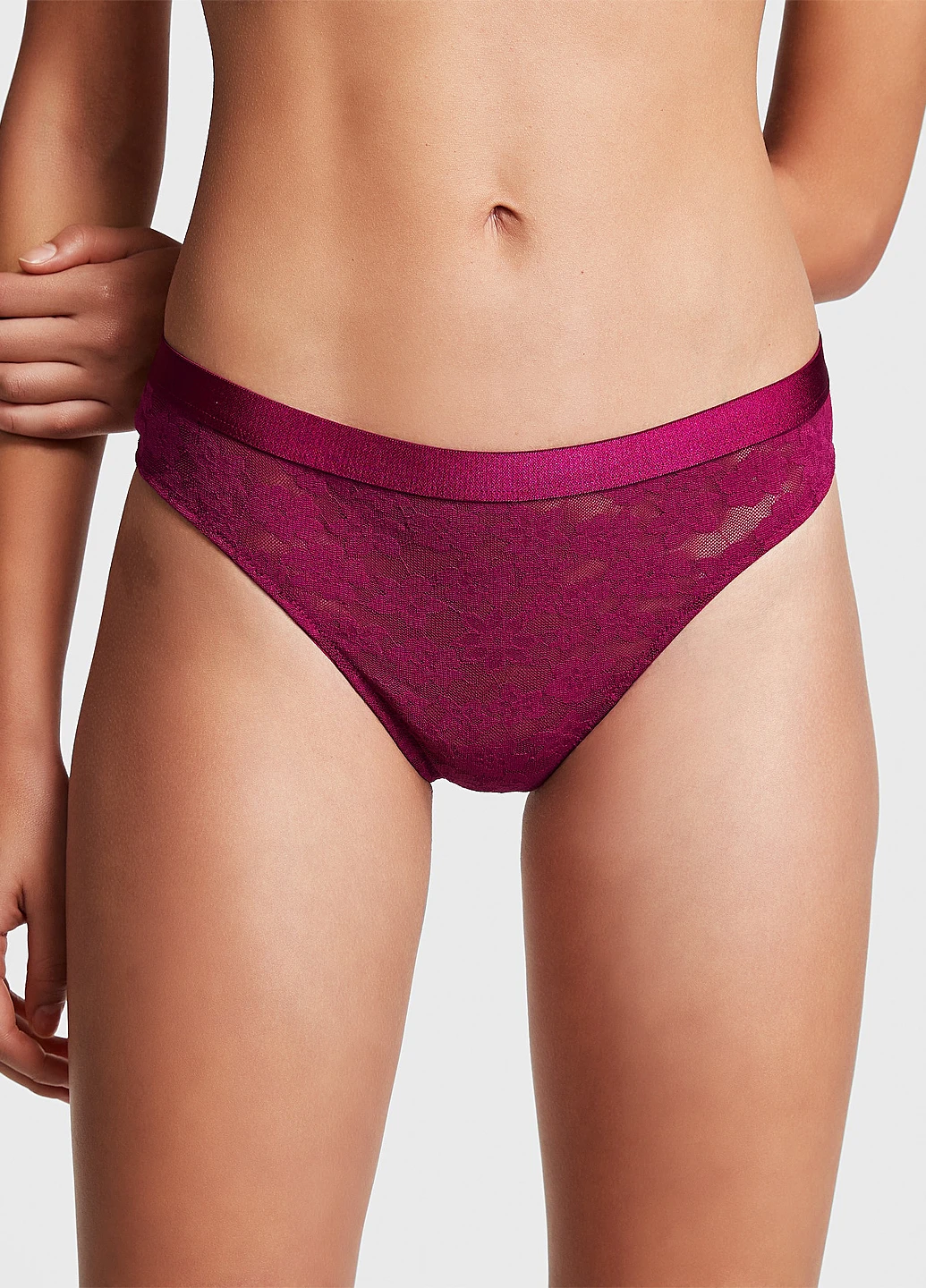 Бузковий демісезонний комплект (бюстгальтер, трусики) Victoria's Secret