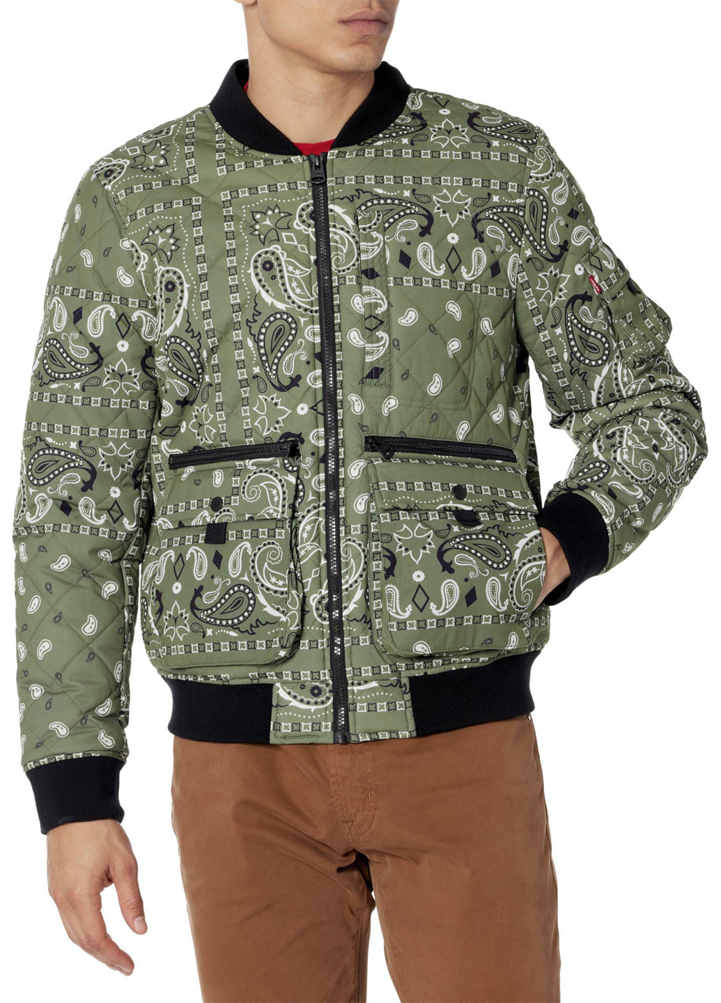 Бомбер Levi's пилот (авиатор) на молнии (334709977)