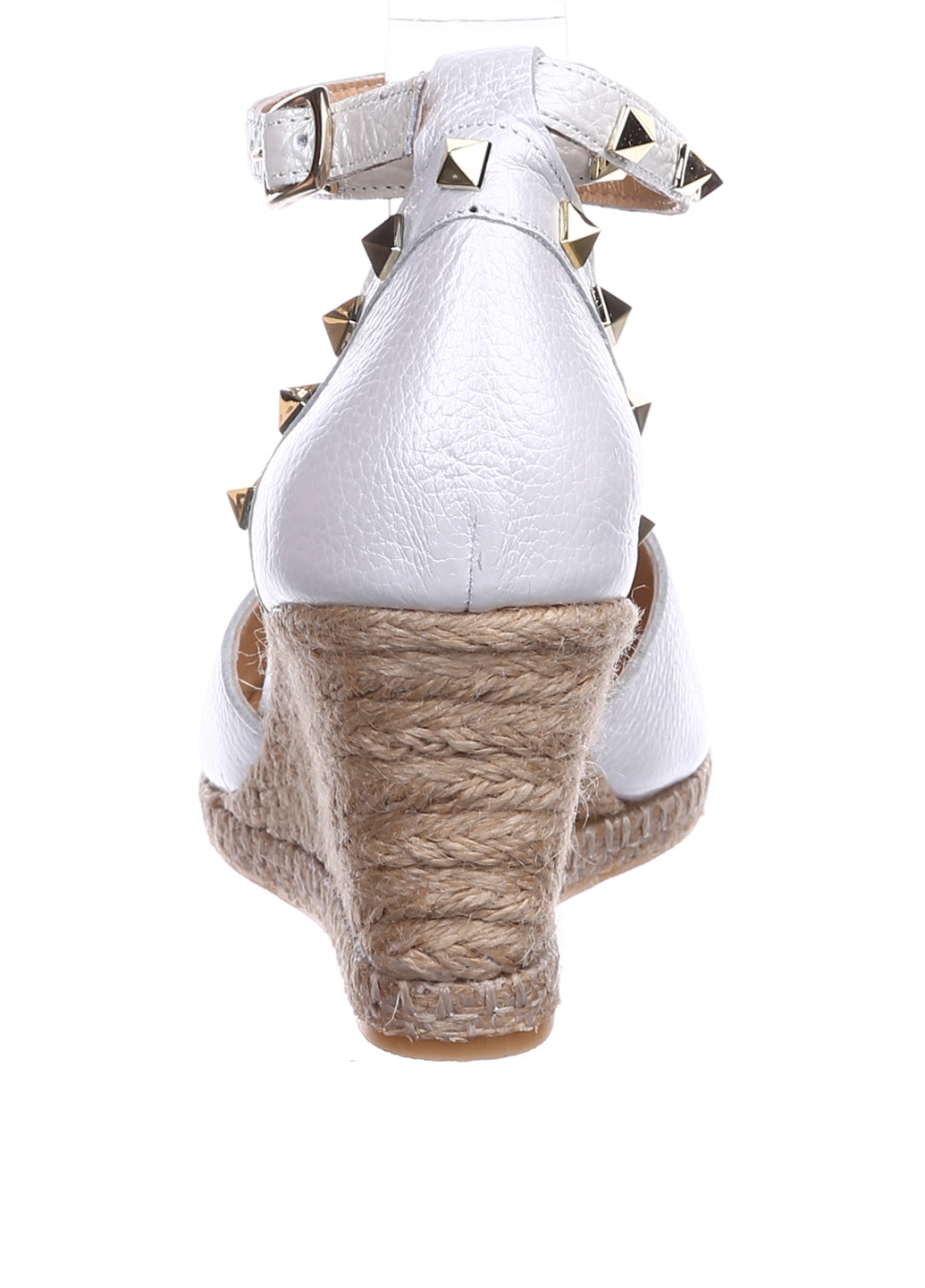 Белые босоножки Tucino с ремешком с заклепками