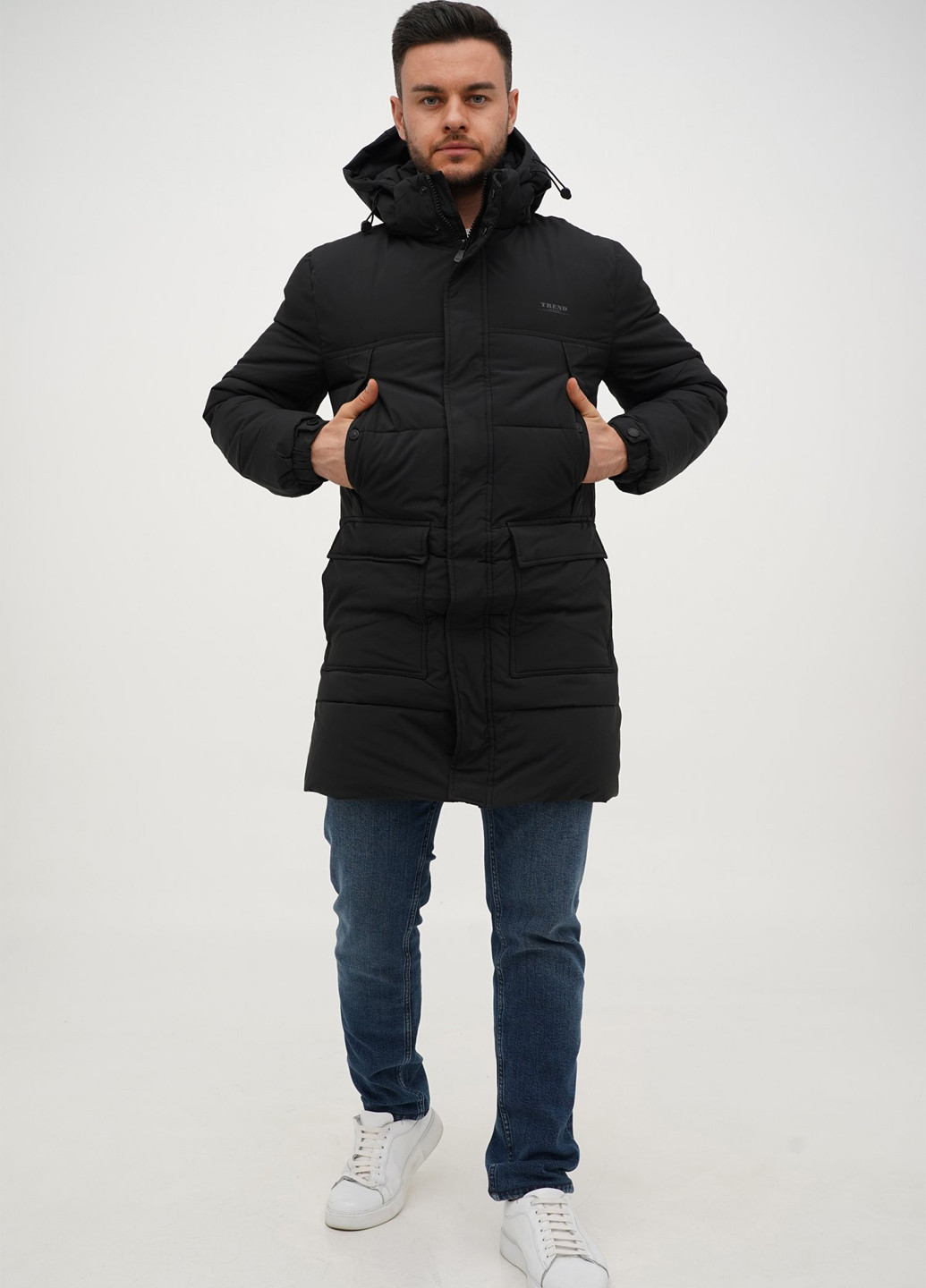 Черная зимняя куртка Trend Collection