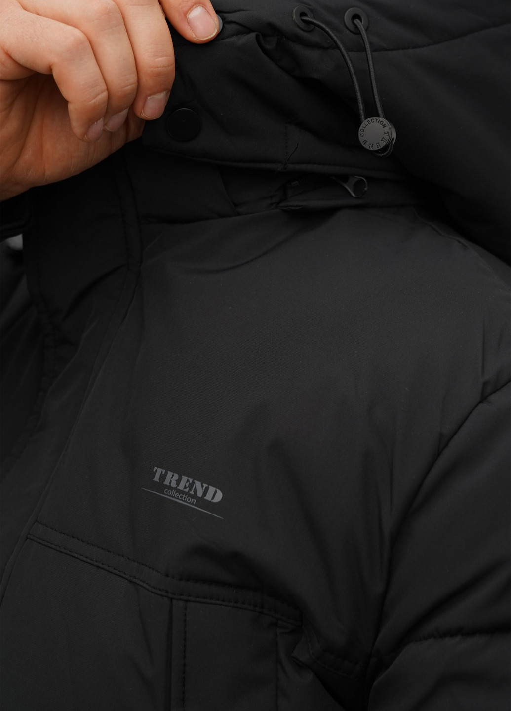Черная зимняя куртка Trend Collection