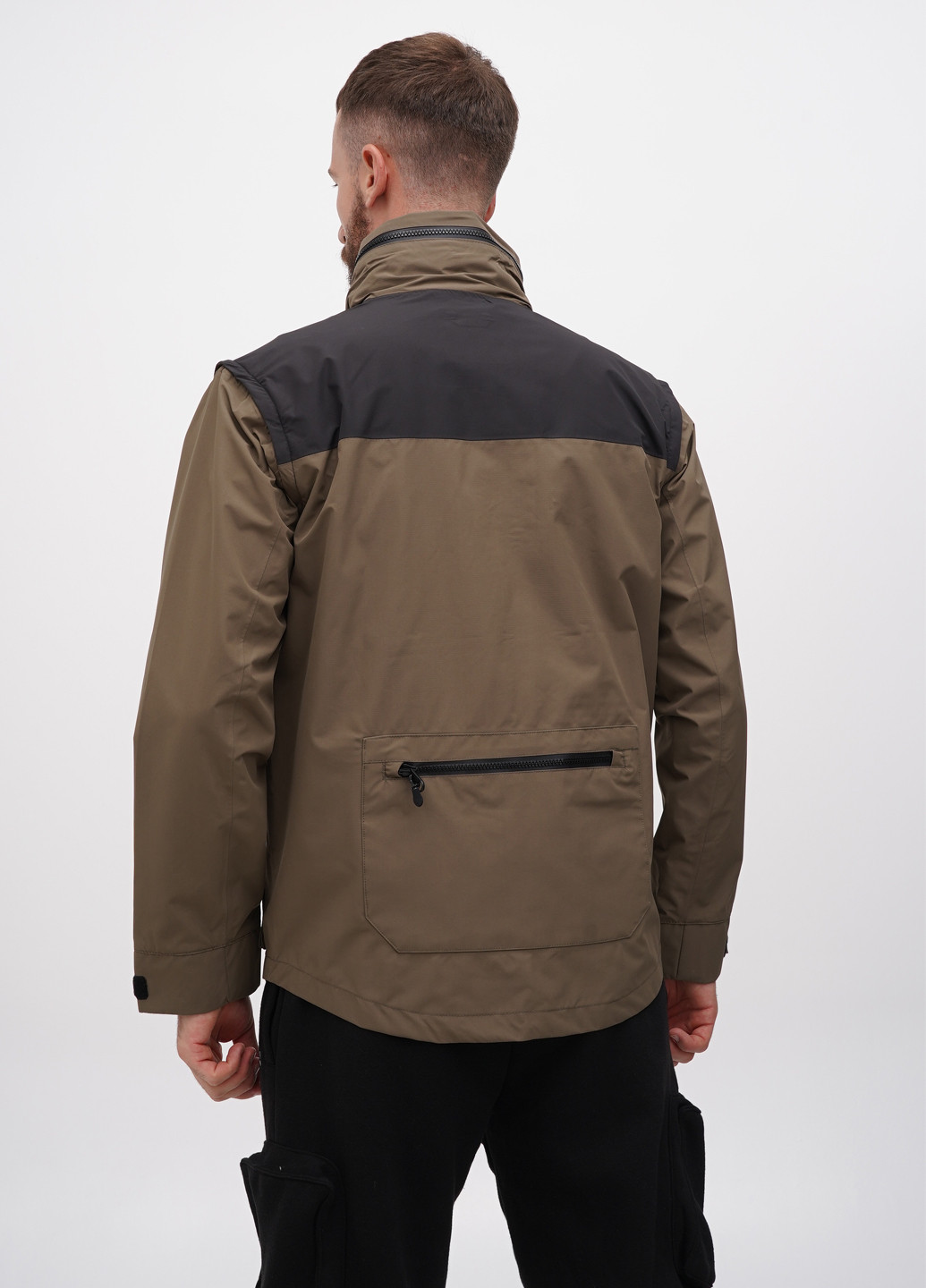 Оливковая (хаки) демисезонная ветровка H&M