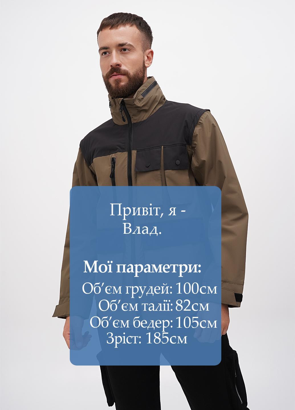Оливковая (хаки) демисезонная ветровка H&M