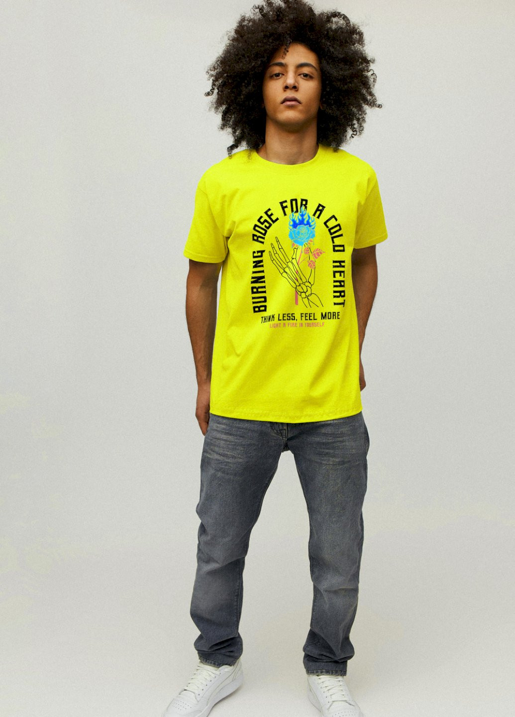 Жовта футболка чоловіча YAPPI