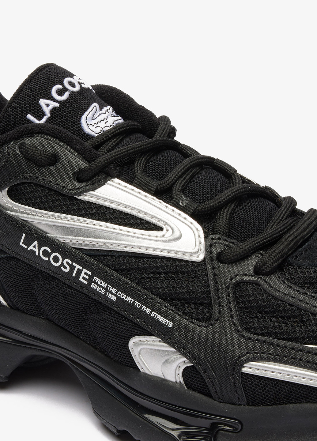 Чорні кросівки всесезон Lacoste L003 2K24
