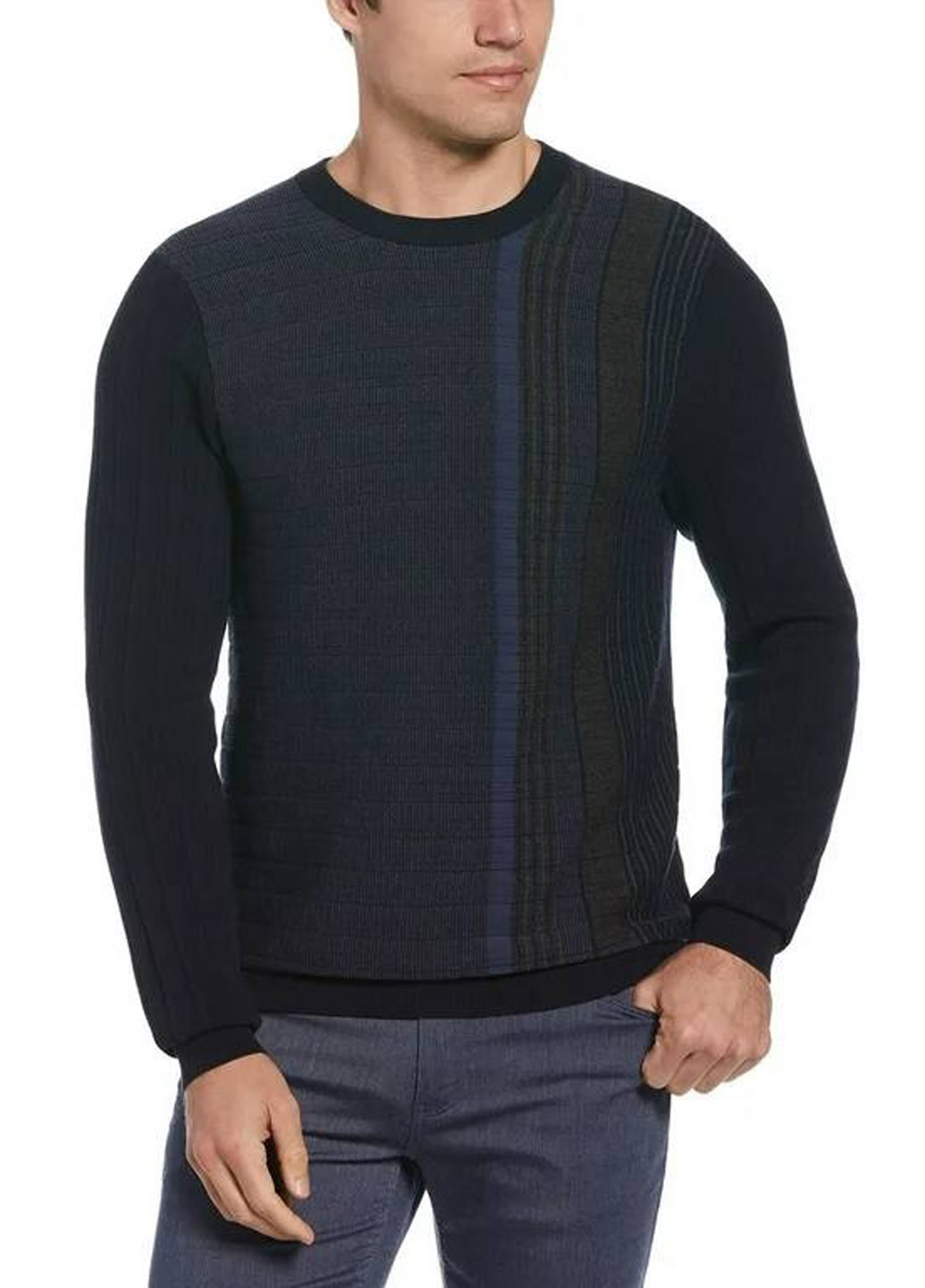 Темно-синий демисезонный джемпер джемпер Perry Ellis