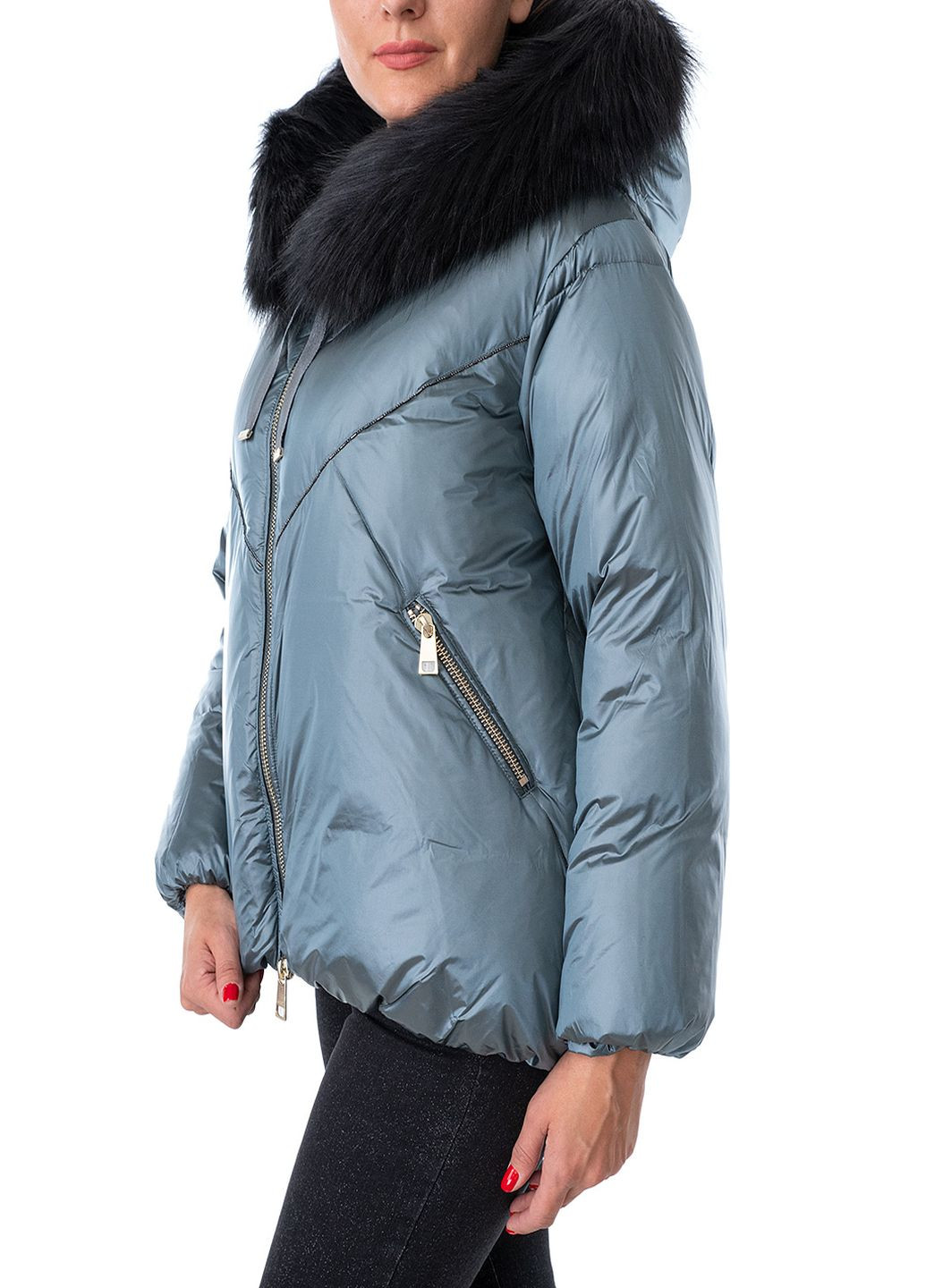 Голубая зимняя куртка Liu Jo