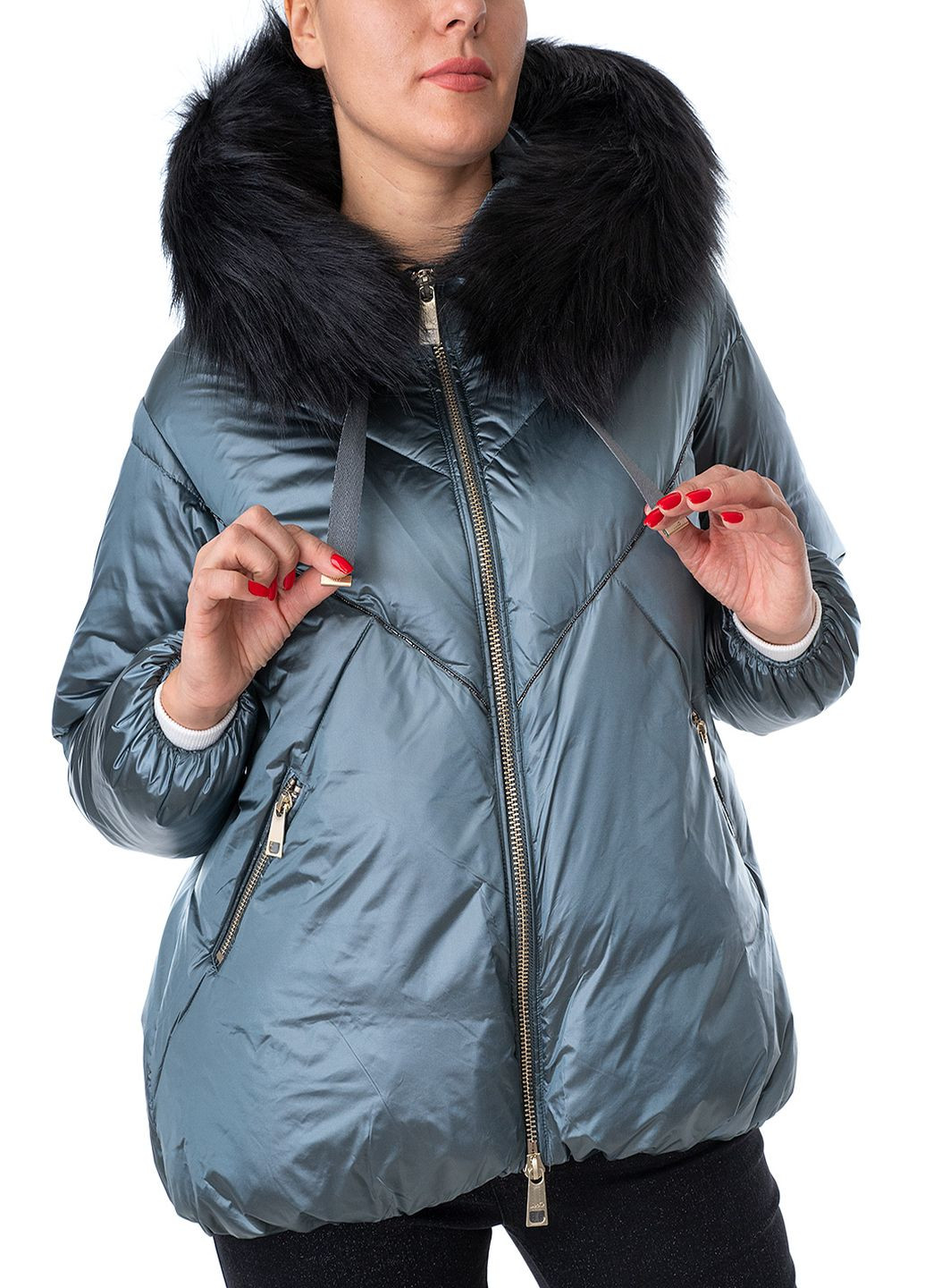 Голубая зимняя куртка Liu Jo