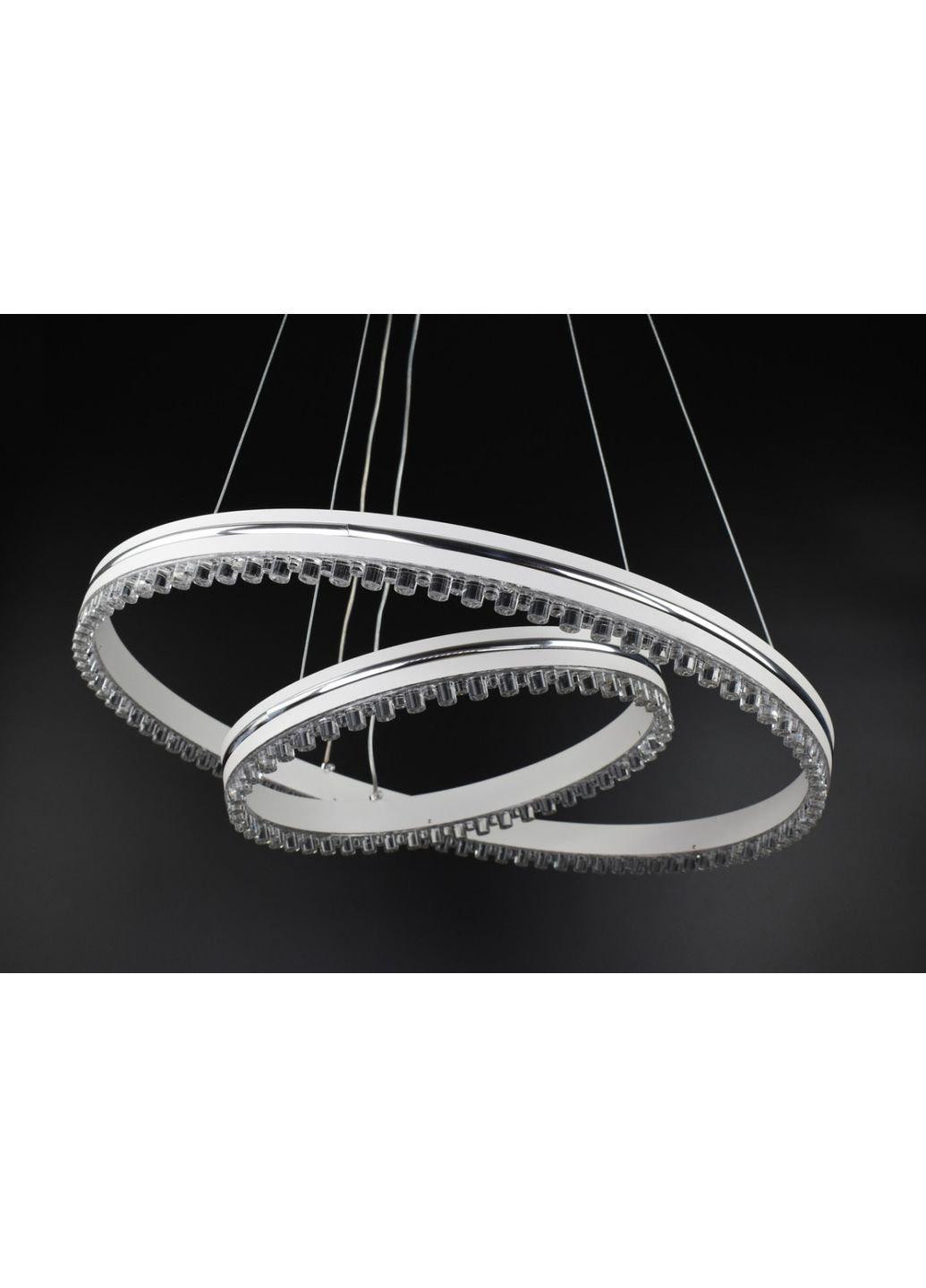 Люстра стельова LED з пультом A55060/2P-wh-ch Білий 40х50х50 см. Sunnysky (253122430)