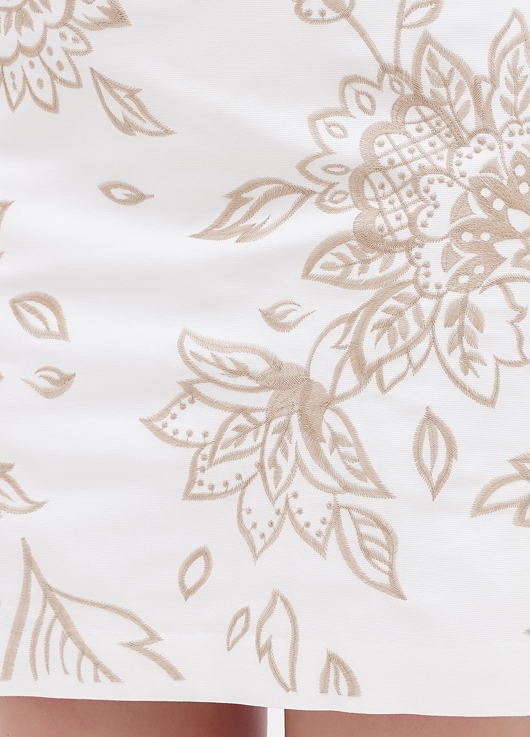 Белая кэжуал цветочной расцветки юбка Boden а-силуэта (трапеция)