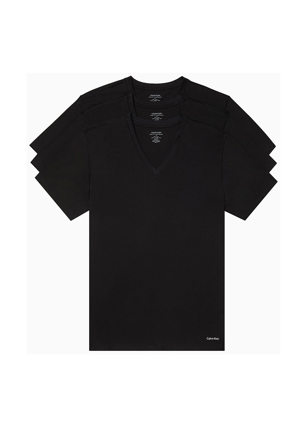 Черная футболка (3 шт.) Calvin Klein