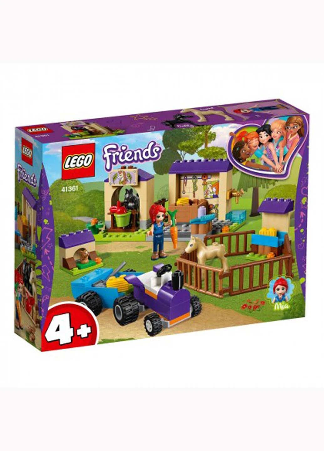 Конструктор LEGO Friends Конюшня для жеребят Мии 118 деталей (158428499)