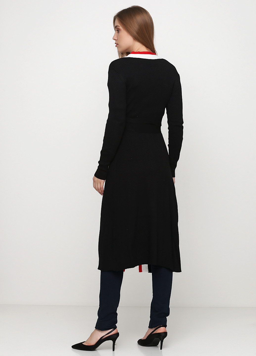 Черный демисезонный кардиган Red Queen