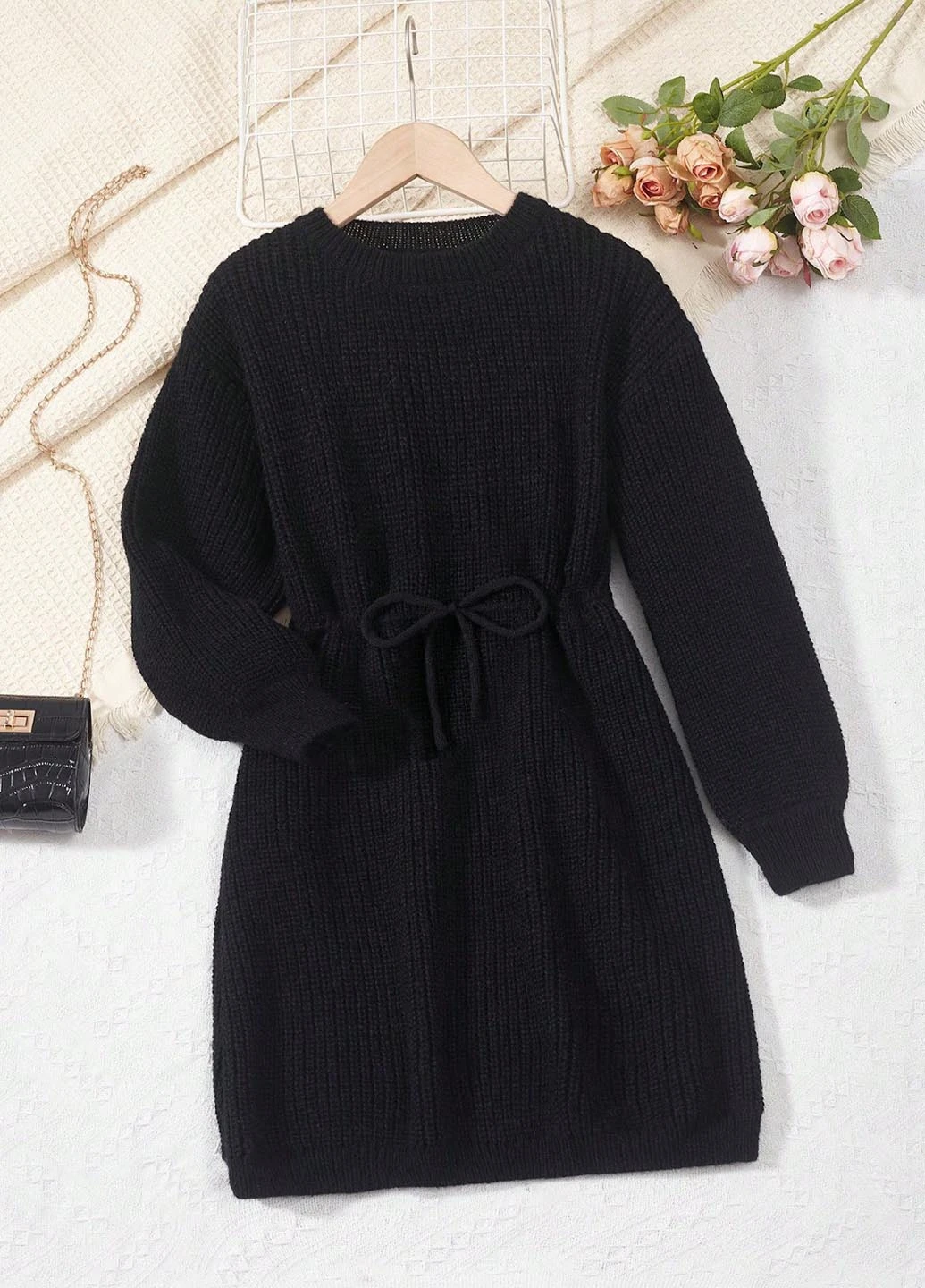 Чорна сукня SHEIN (327705184)