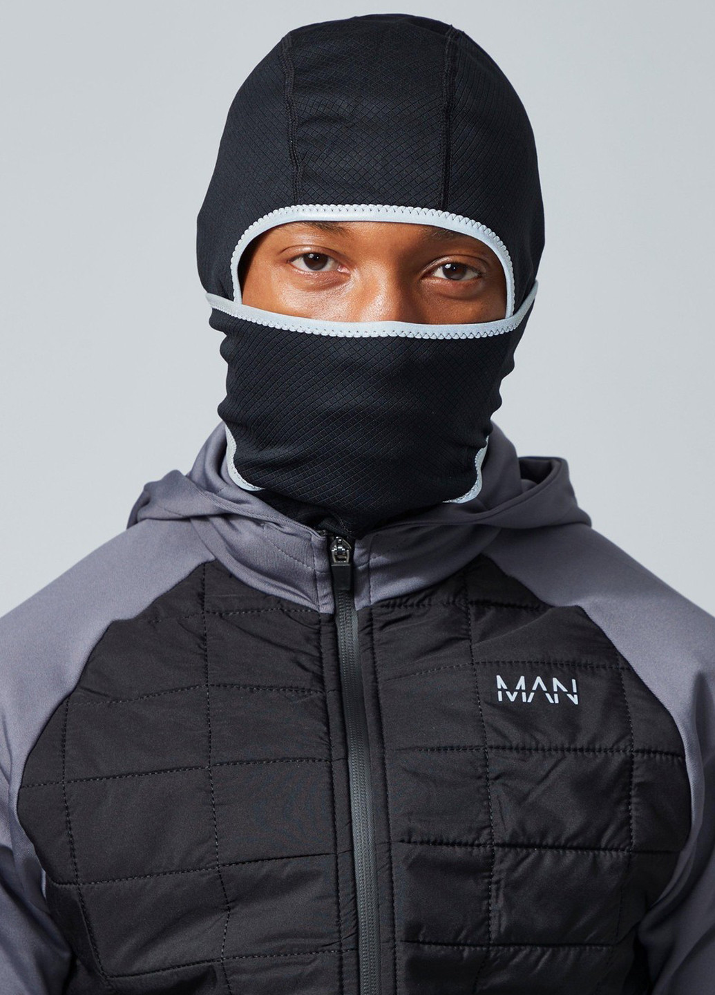 Boohoo балаклава однодырочная однотонный черный кэжуал нейлон производство - Китай