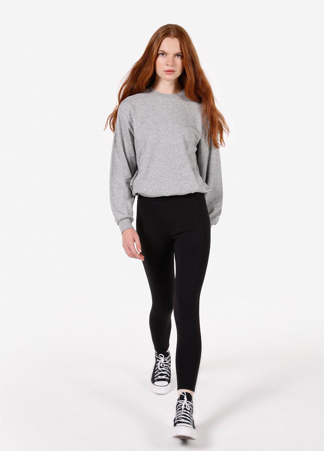 Черные демисезонные леггинсы Colin's