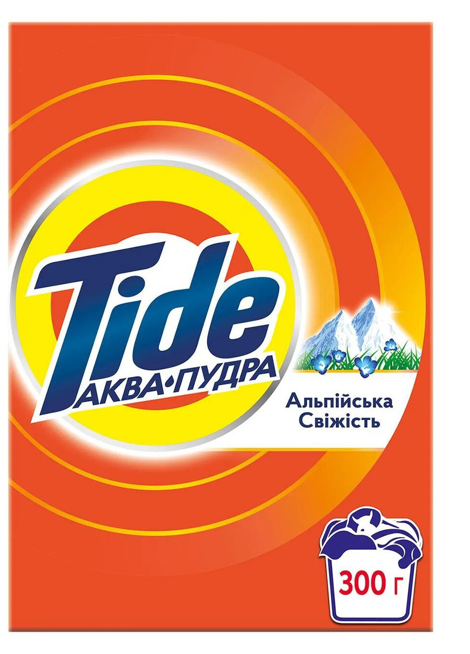 Пральний порошок Аква-Пудра Альпійська свіжість, для ручного прання, 300 г Tide (254092335)