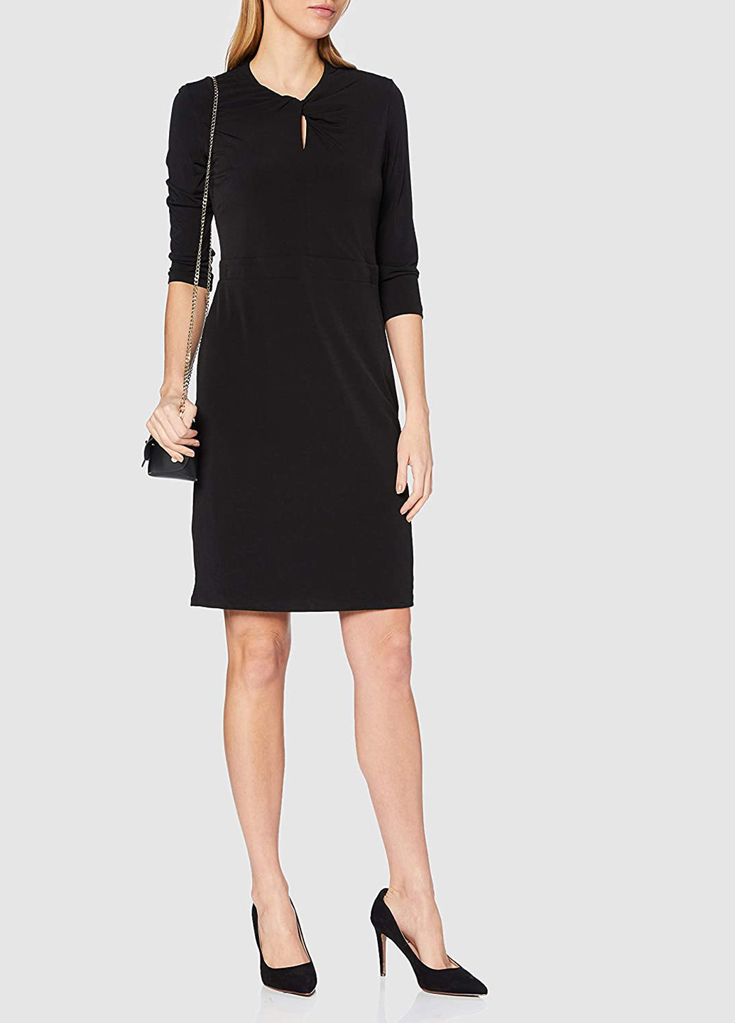 Чорна кежуал сукня Esprit однотонна