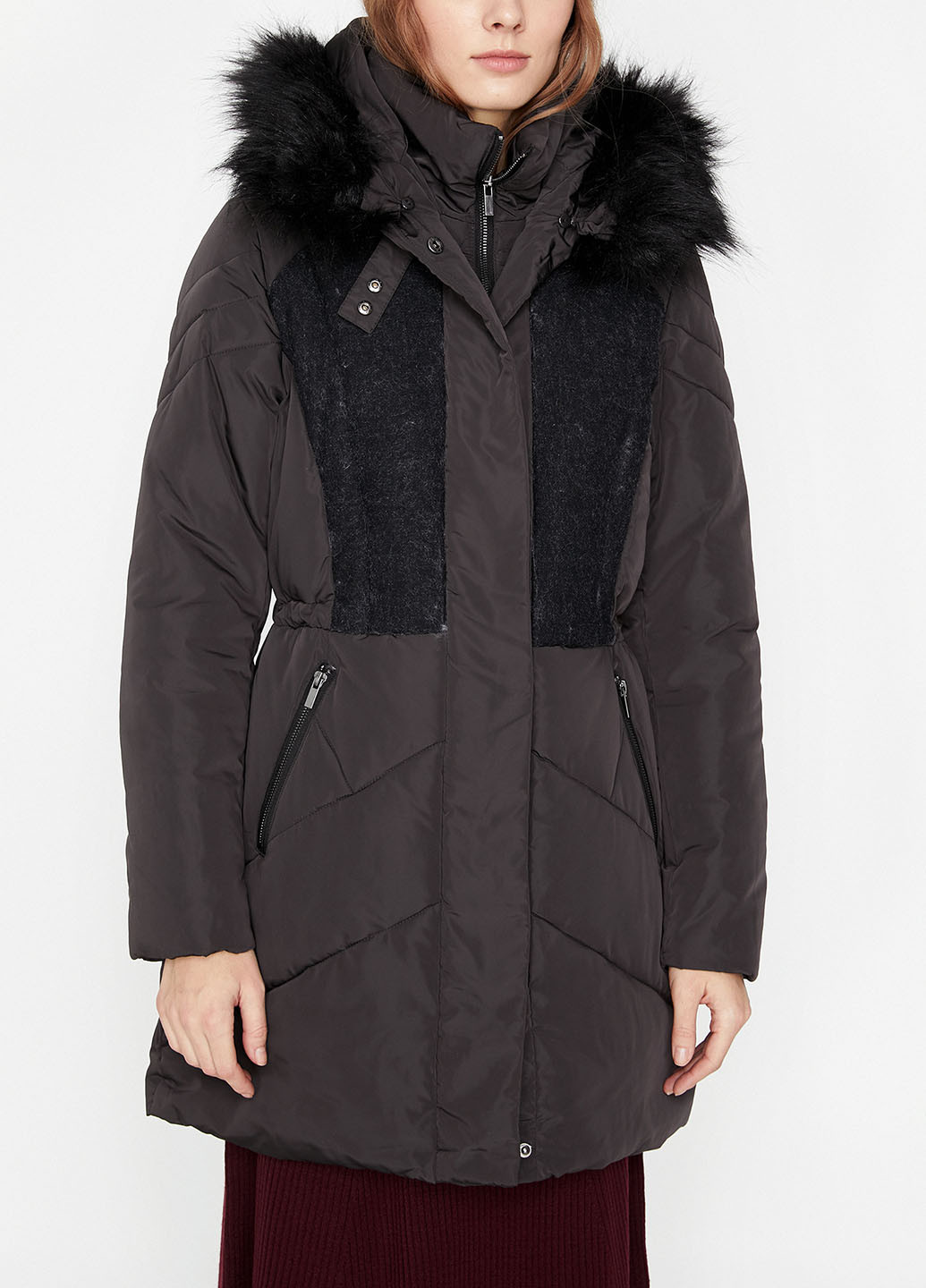 Темно-синя зимня куртка KOTON