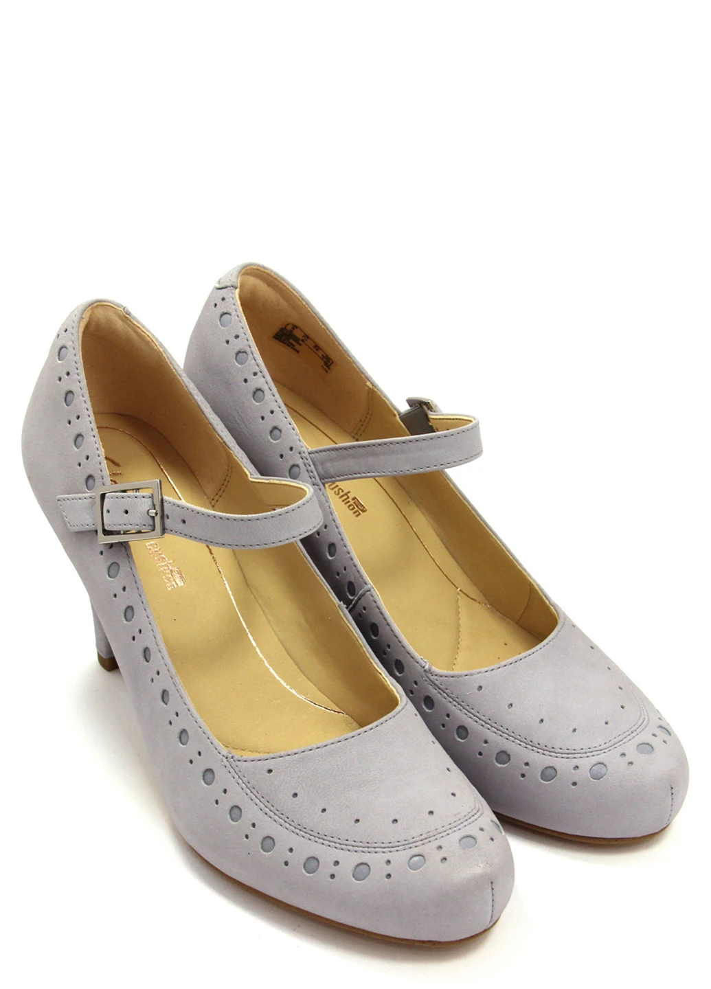 Clarks Жіночі туфлі мері джейн бузковий з натуральна шкіра, — демісезон (247109321)