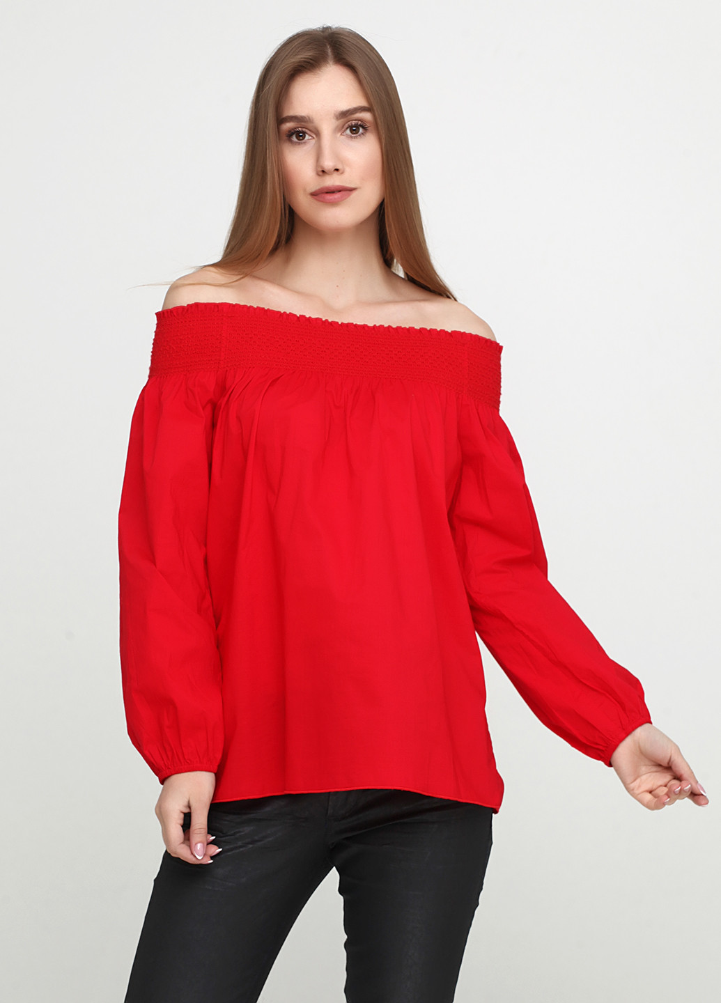 Червона демісезонна блуза Silvian Heach
