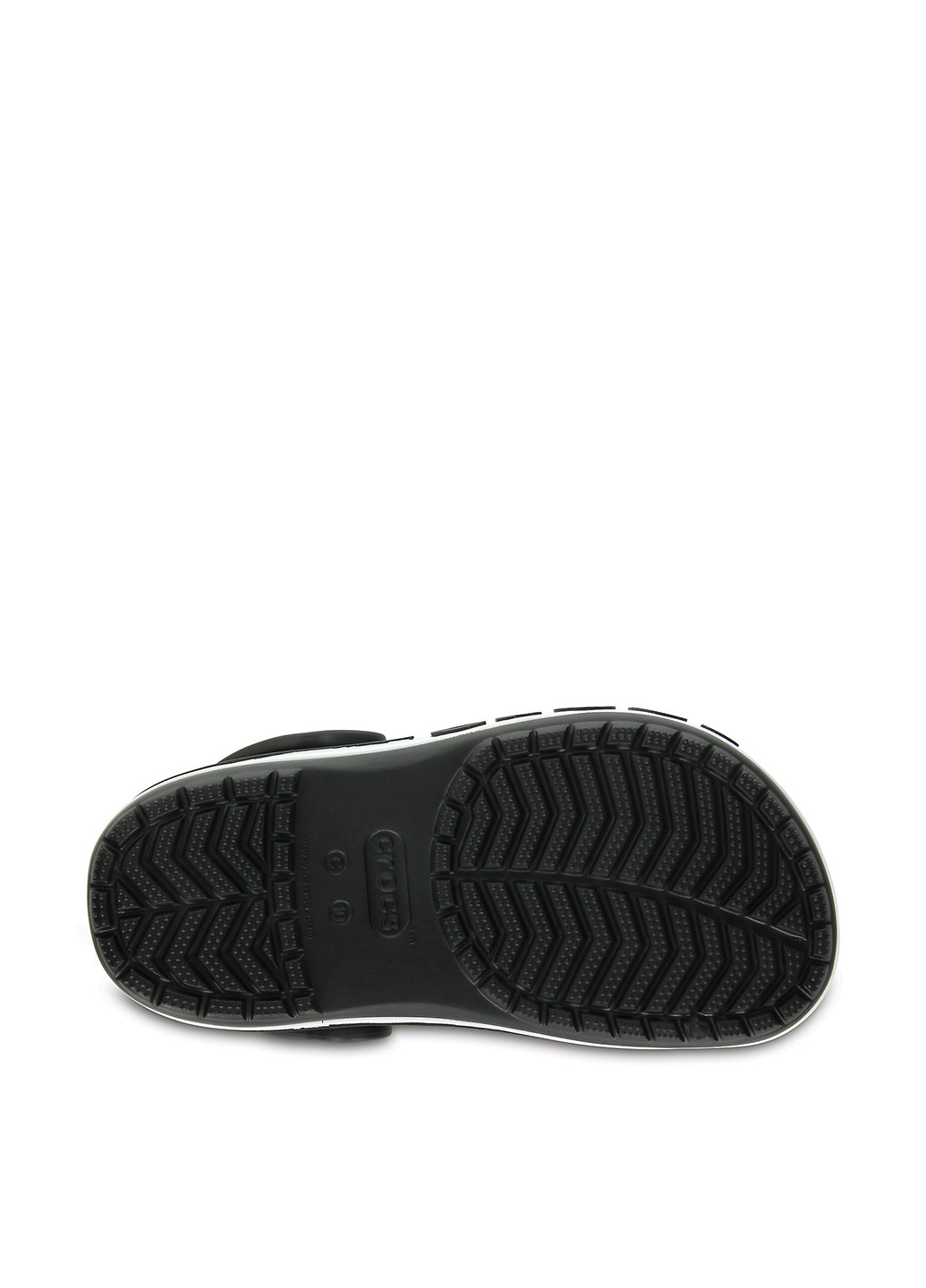 Черные сабо Crocs без каблука
