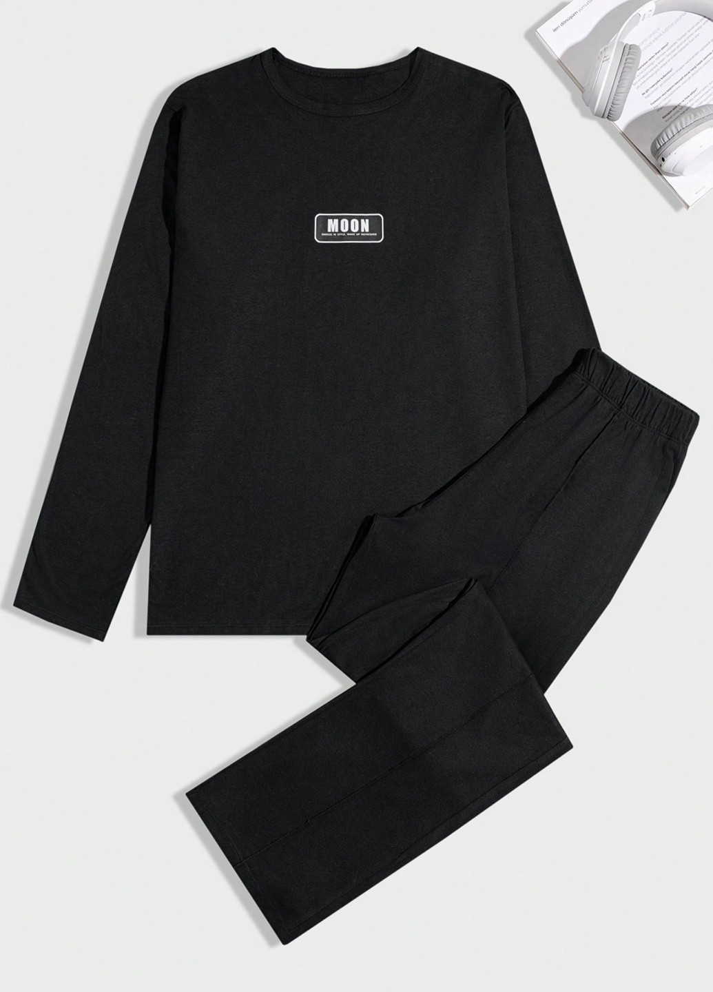 Пижама (лонгслив, брюки) SHEIN (341893749)