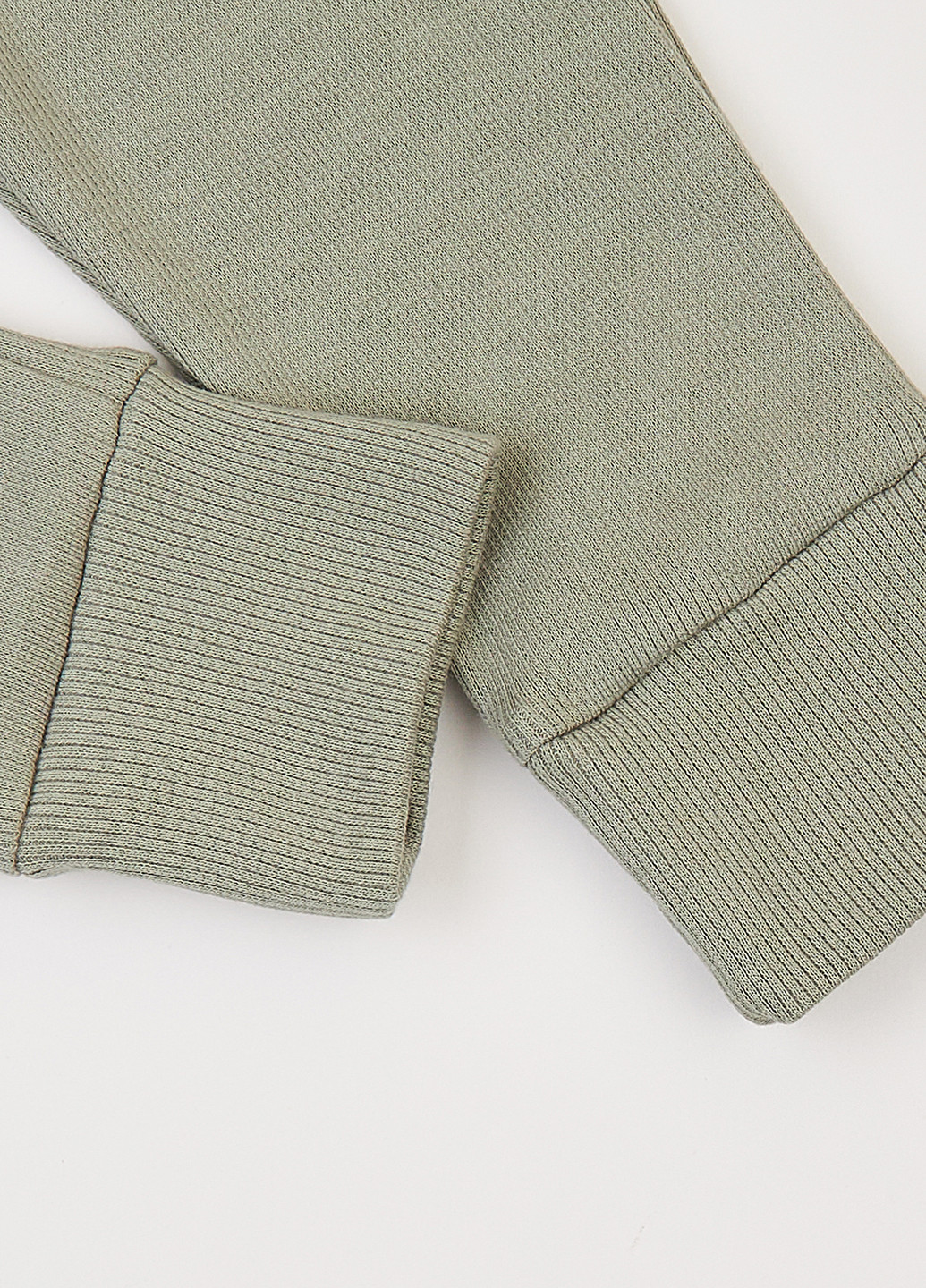 Оливковий демісезонний комплект (лонгслів, штани) Фламинго