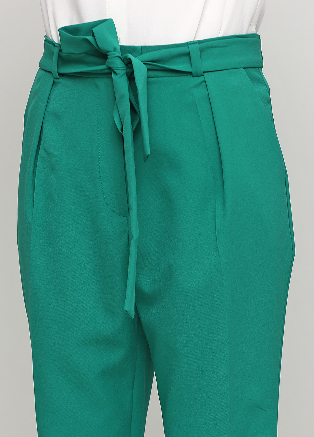 Зеленые кэжуал летние зауженные брюки Wild Love