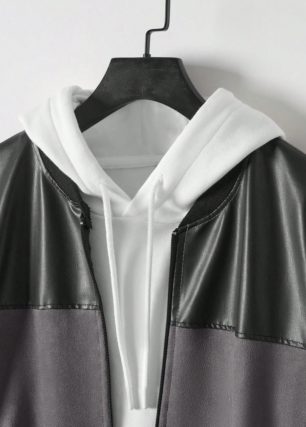 Бомбер SHEIN бейсбольний на блискавці (364846889)