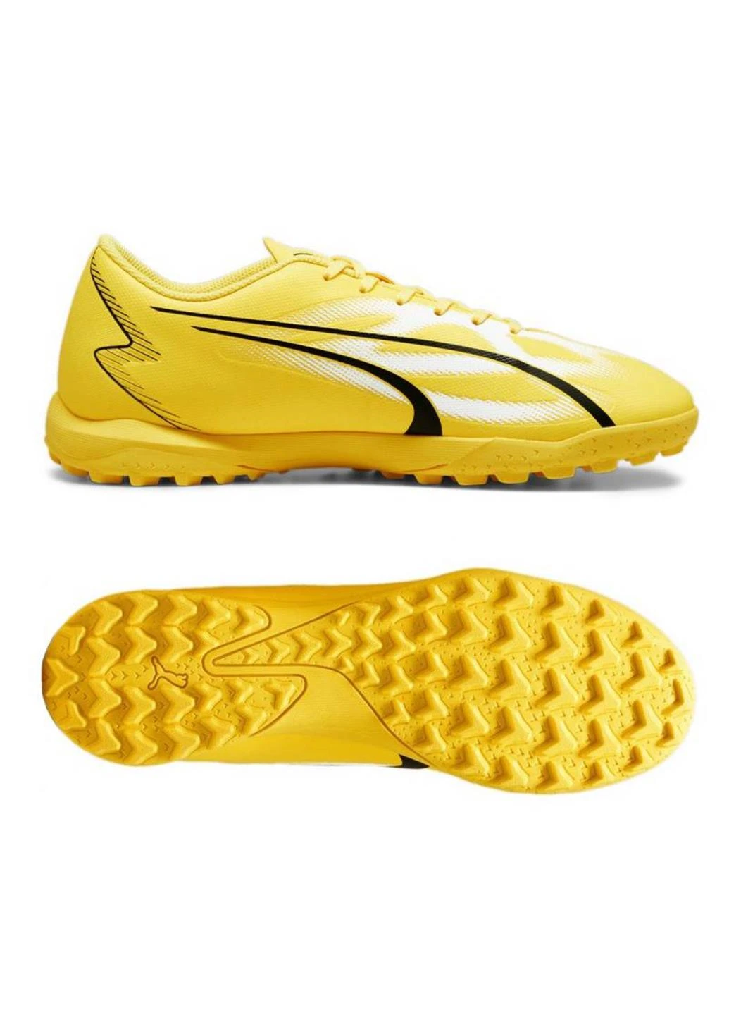 Желтые футбольные сороконожки 107528-04 Puma