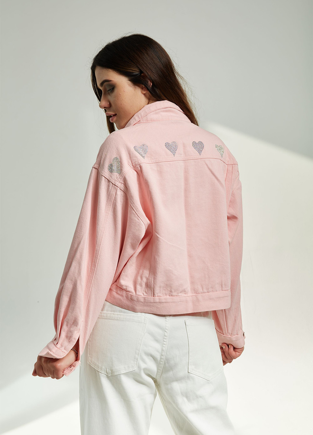 Світло-рожева демісезонна куртка Icon