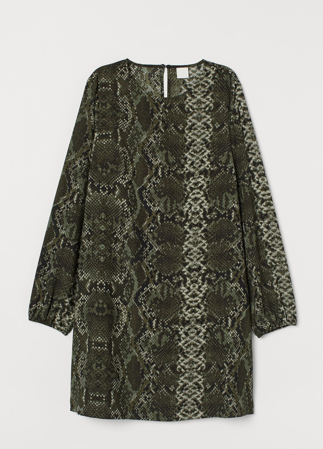 Зелена кежуал сукня H&M однотонна