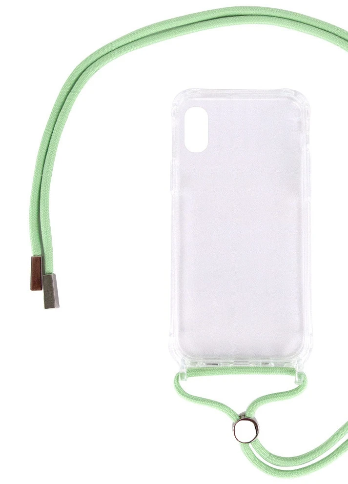 Чохол TPU Crossbody Transparent для Apple iPhone XS Max (6.5 ') М'ятний (is_00000041868_8) Epik (229724783)