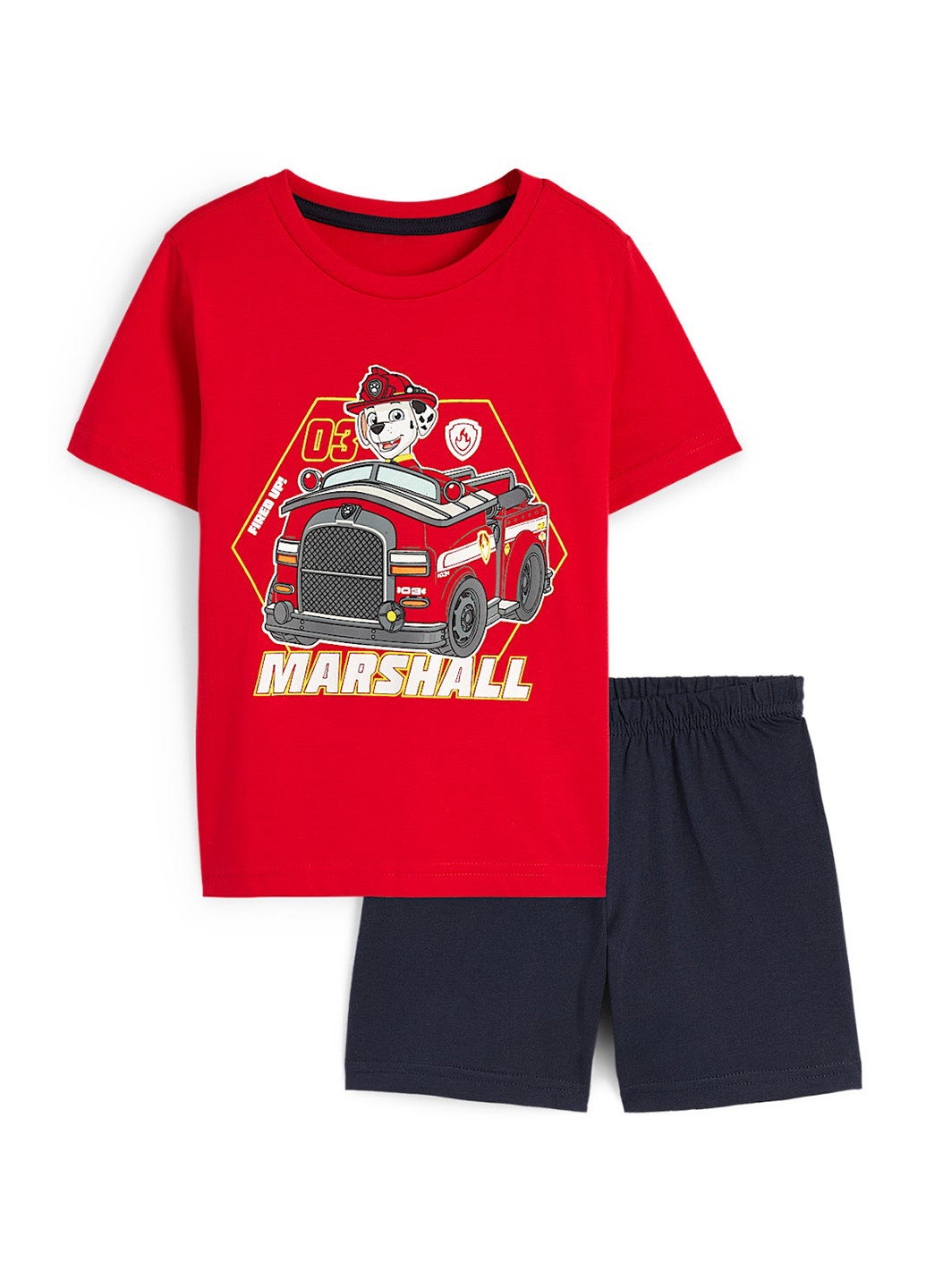 Комбинированная всесезон пижама (футболка, шорты) футболка + шорты C&A