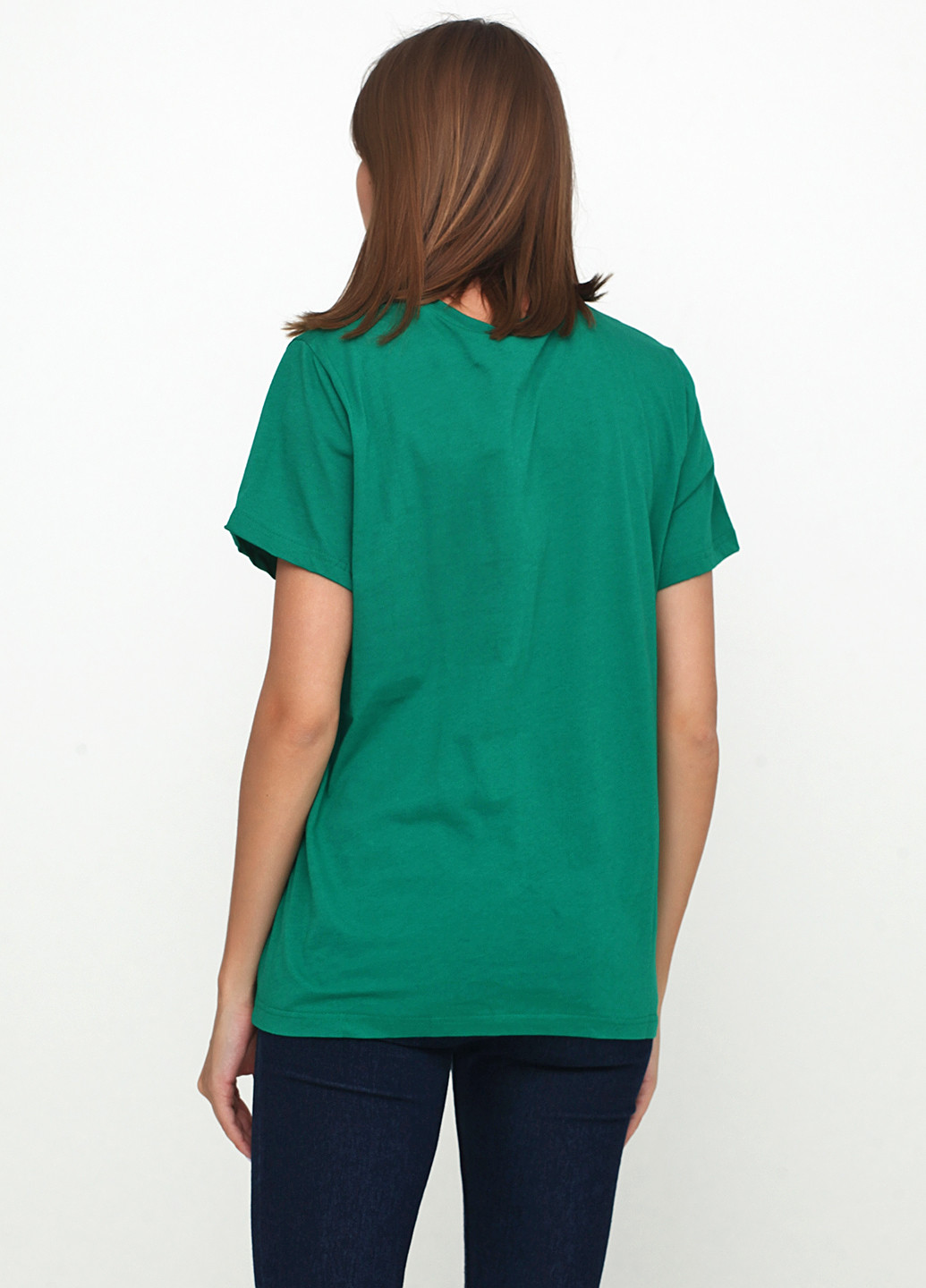 Зеленая летняя футболка Fransa