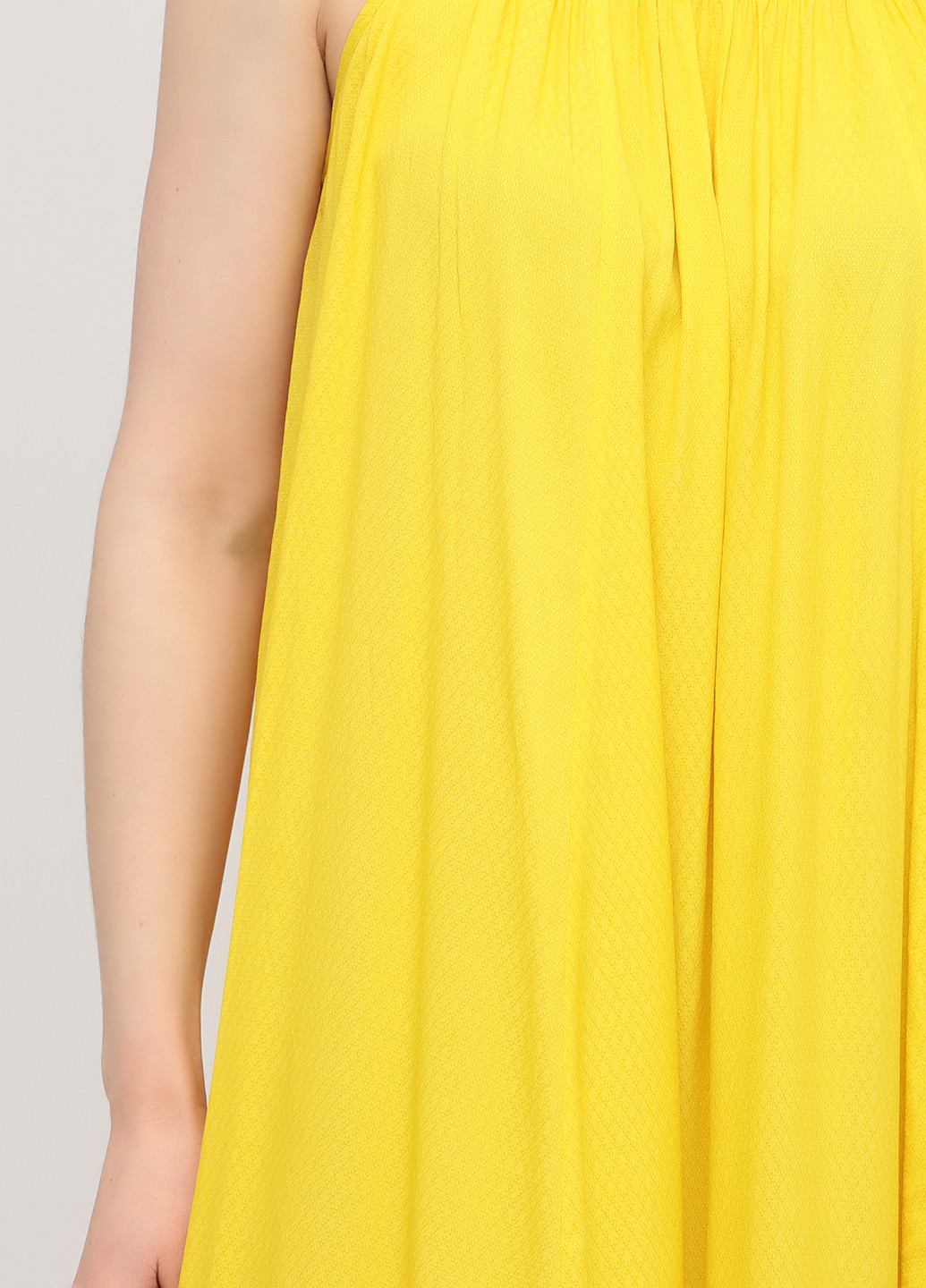 Желтое кэжуал платье а-силуэт & Other Stories однотонное