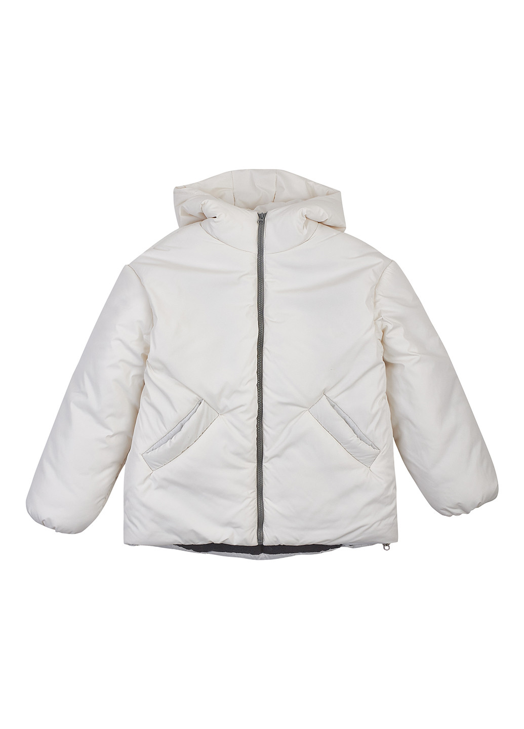 Молочна зимня куртка Garnamama
