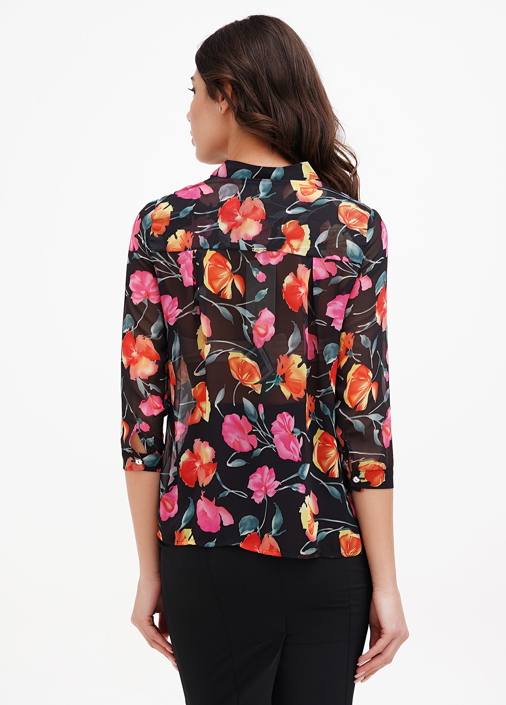 Чёрная блуза Sassofono Club