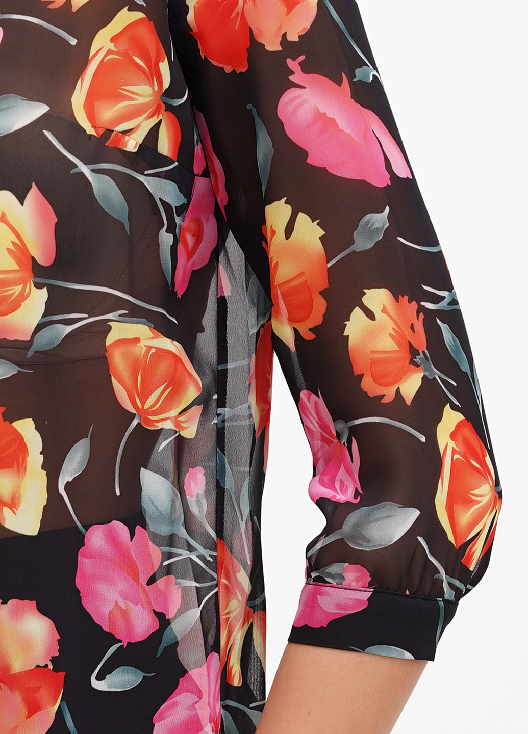 Чёрная блуза Sassofono Club