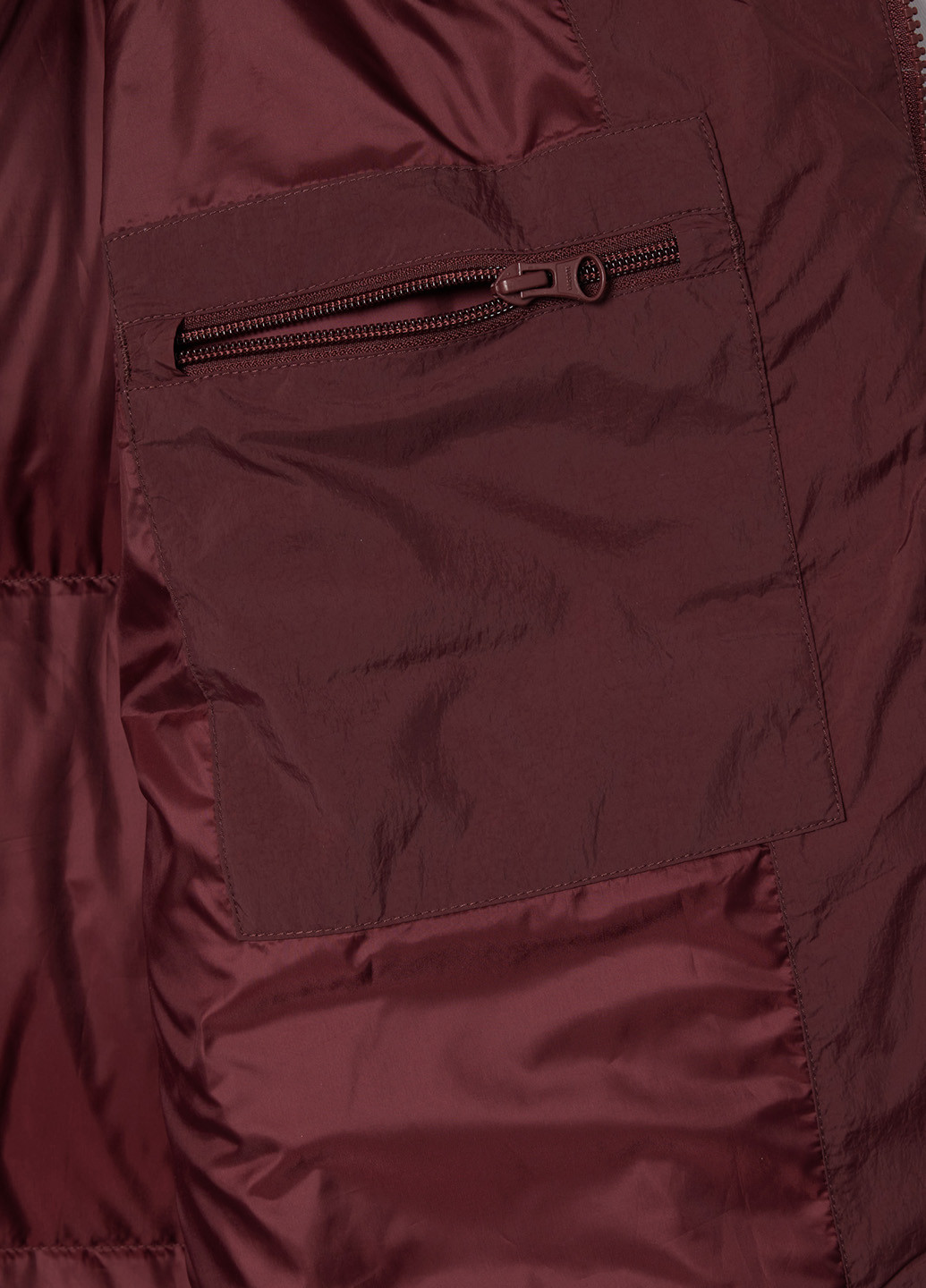 Бордовый зимний Пуховик Lacoste