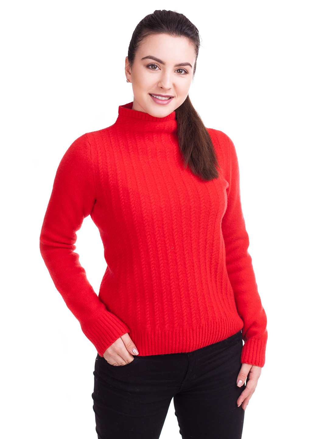 Красный демисезонный свитер Viviami