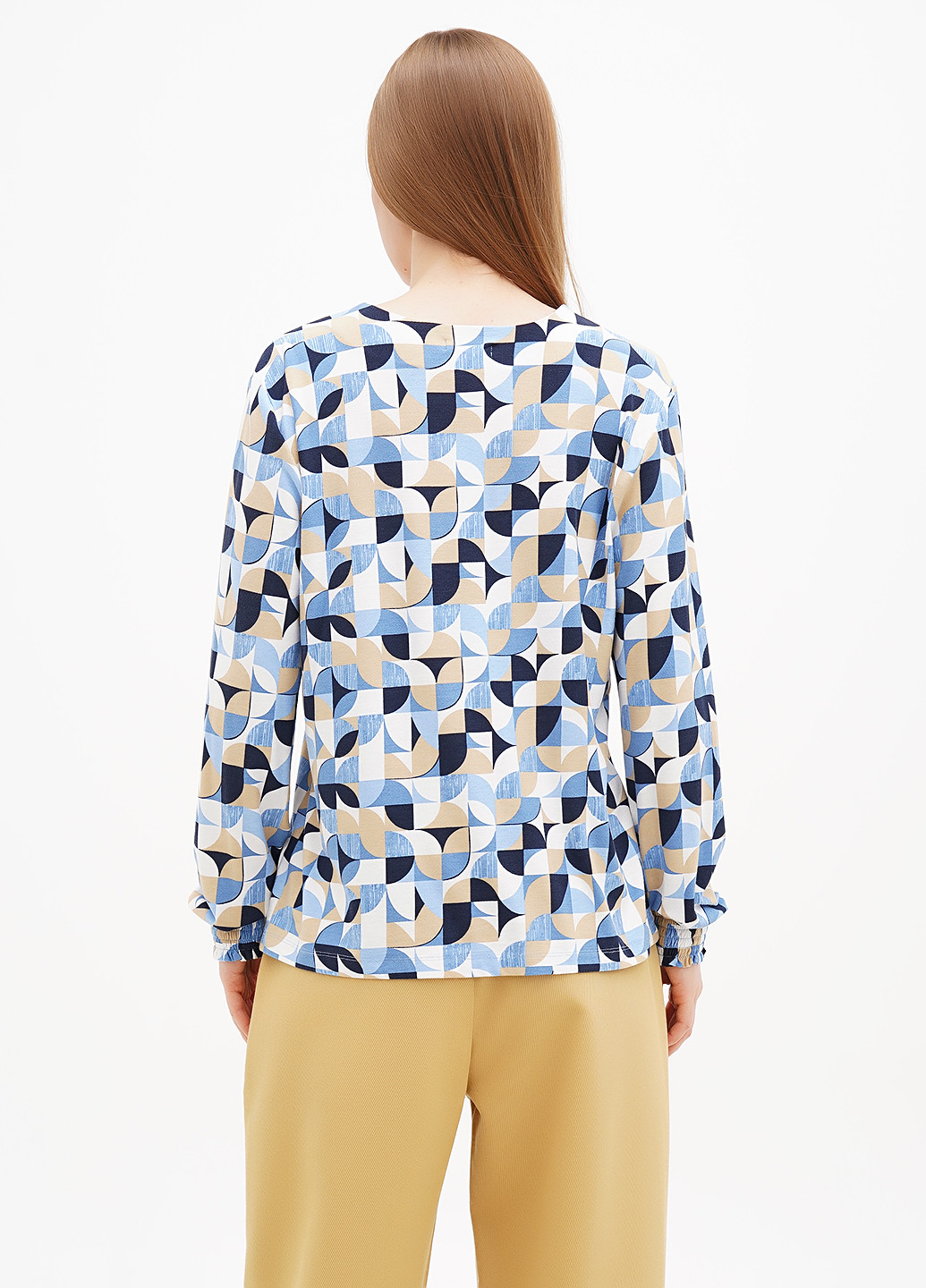 Цветная кэжуал рубашка с геометрическим узором Tom Tailor